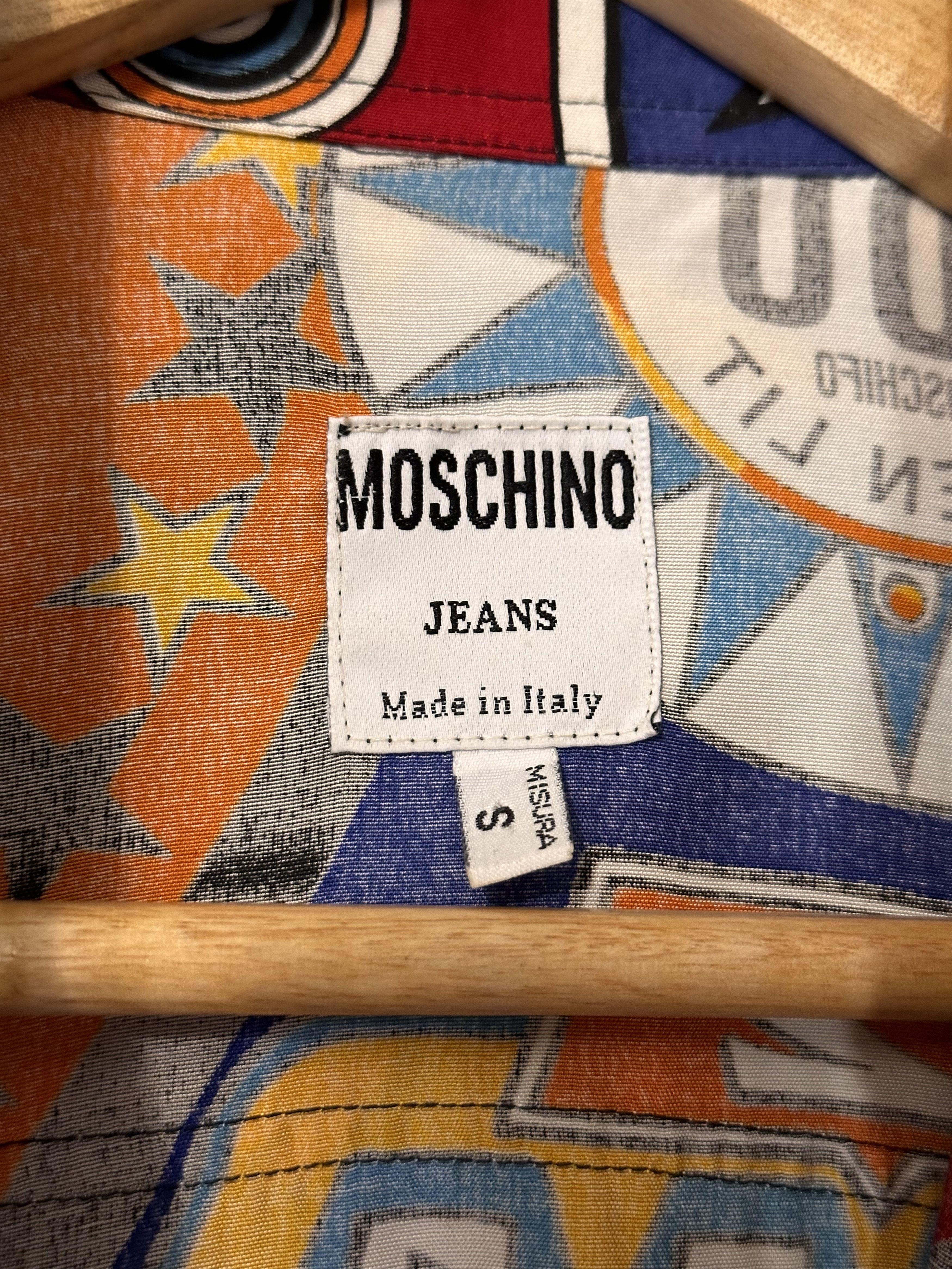 Moschino 90’s Moschino Vintage Gambling-Kasino Rare Full-Print Shirt Size US S / EU 44-46 / 1 - 18 Thumbnail