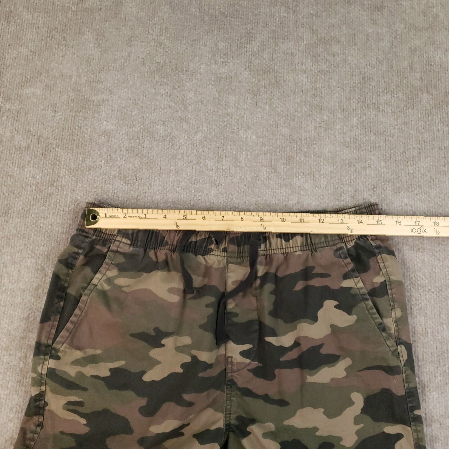 Vintage Aéropostale Jogger Pants Womens Small Green Brown Camo Elastic Waist Stretch Size 28" / US 6 / IT 42 - 6 Thumbnail