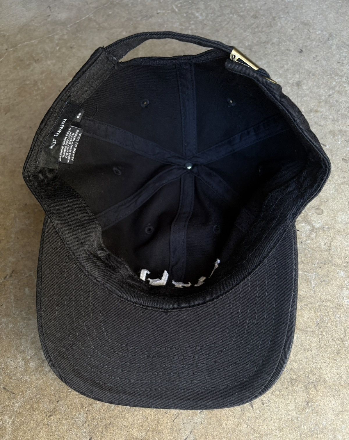 Willy Chavarria Rare Willy Chavarria "Diablo" adjustable dad hat, One Size Size ONE SIZE - 8 Thumbnail
