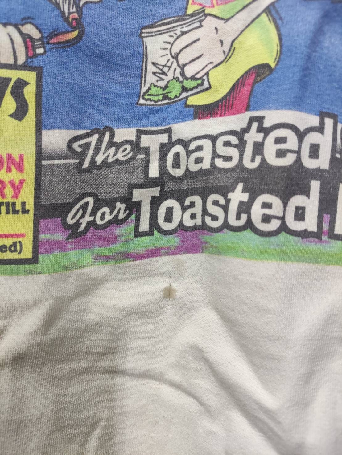 Band Tees Vtg 90's Dog Eat Dog Band " Burnt Crispies " USA T-Shirt Size US XL / EU 56 / 4 - 6 Thumbnail