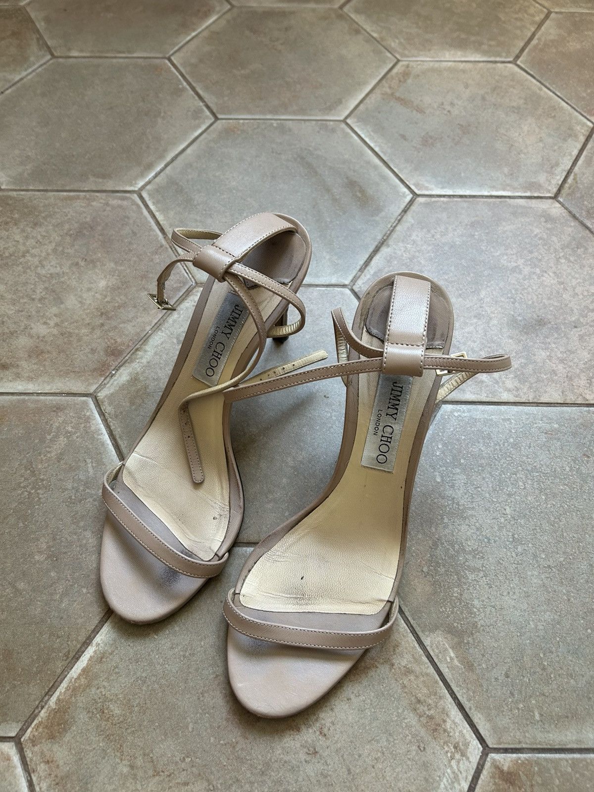 Jimmy Choo Jimmy Choo High Heels Sneak Skin Luxury Size US 9.5 / IT 39.5 - 1 Thumbnail