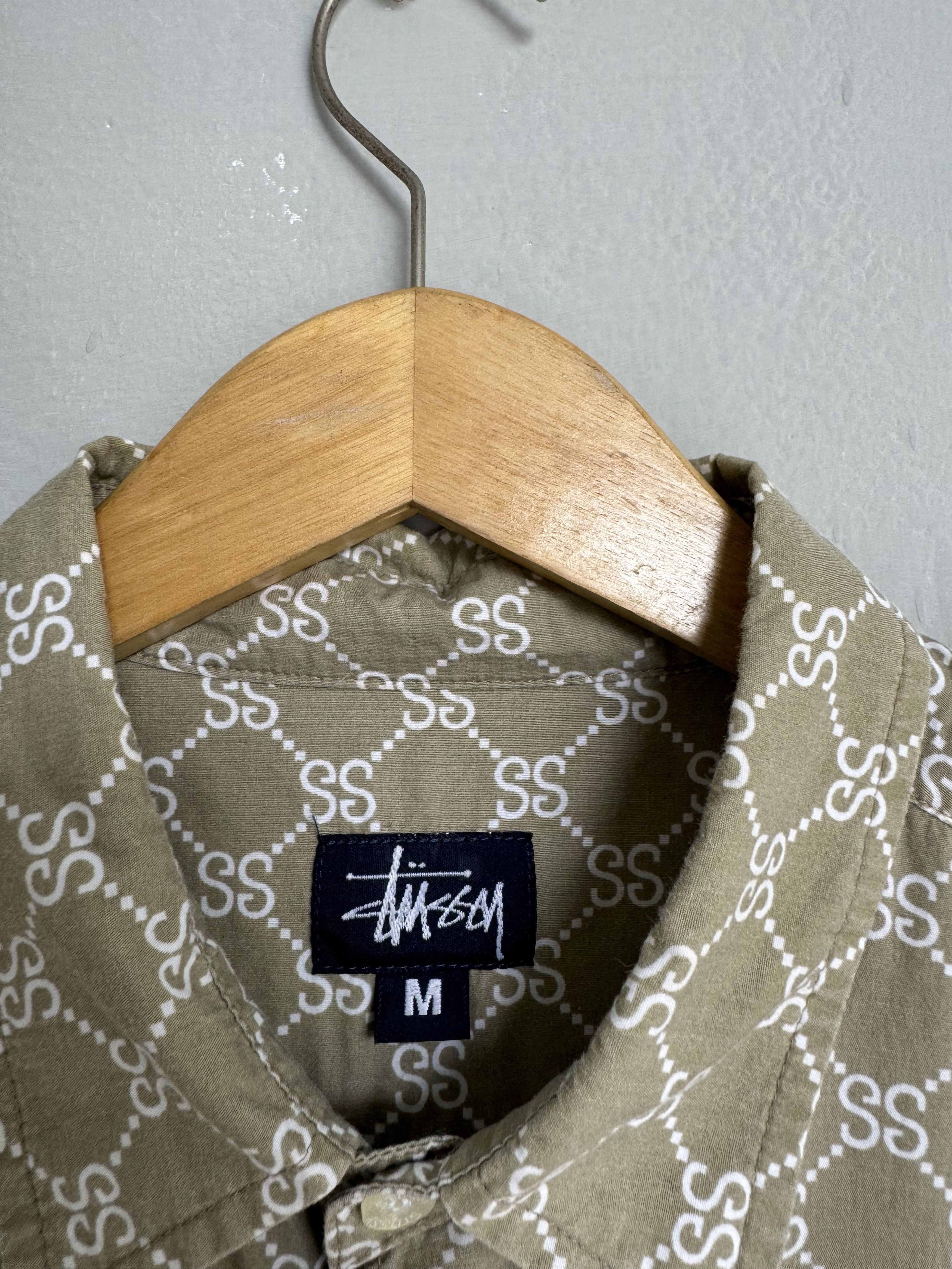 Stussy × Vintage Vintage Stussy Vintage Stucci monogram Shirt Size US M / EU 48-50 / 2 - 2 Thumbnail