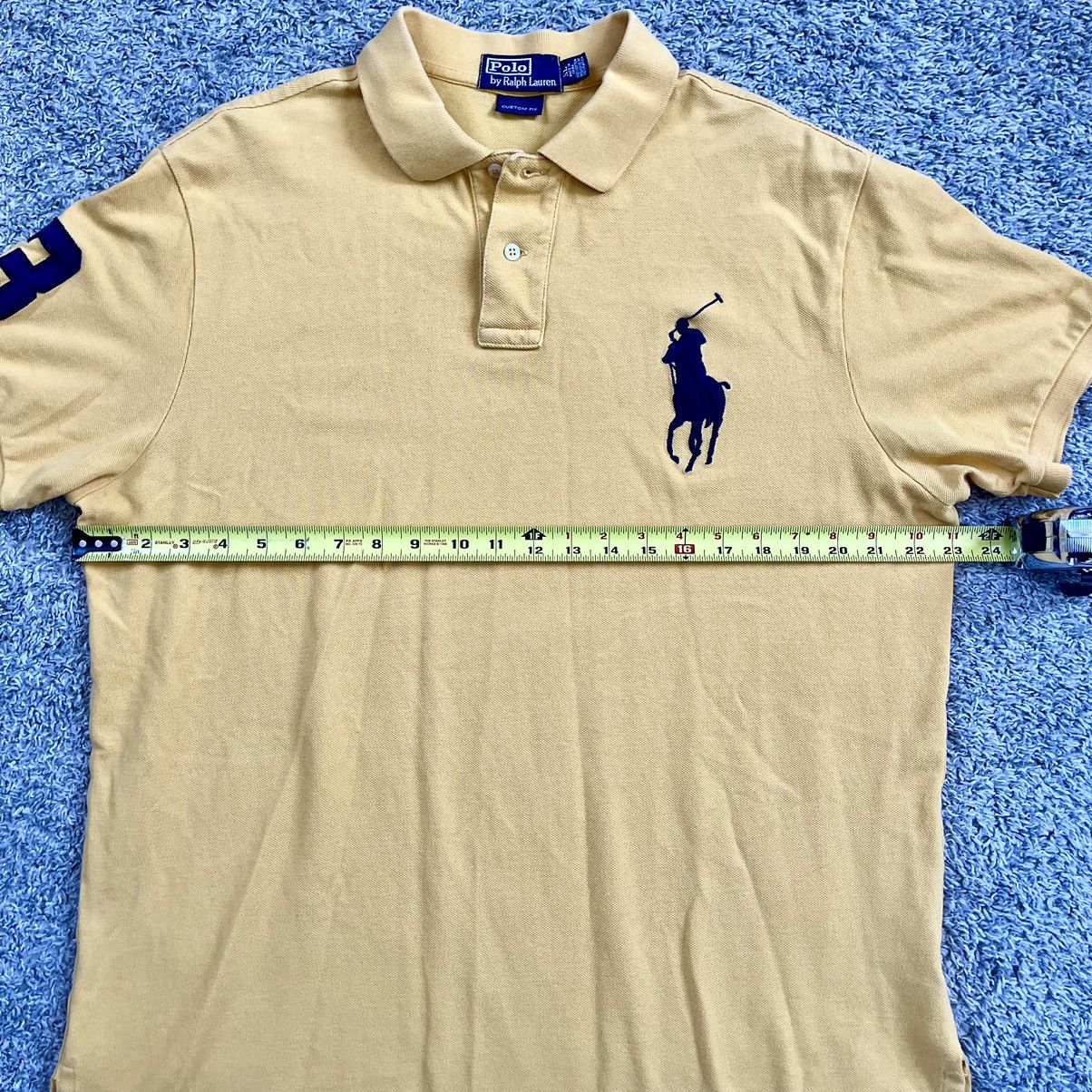 Polo Ralph Lauren × Wu-Tang Clan 🔴Polo Ralph Lauren Shirt Size XL Yellow Big Pony WuTang Size US XL / EU 56 / 4 - 8 Thumbnail