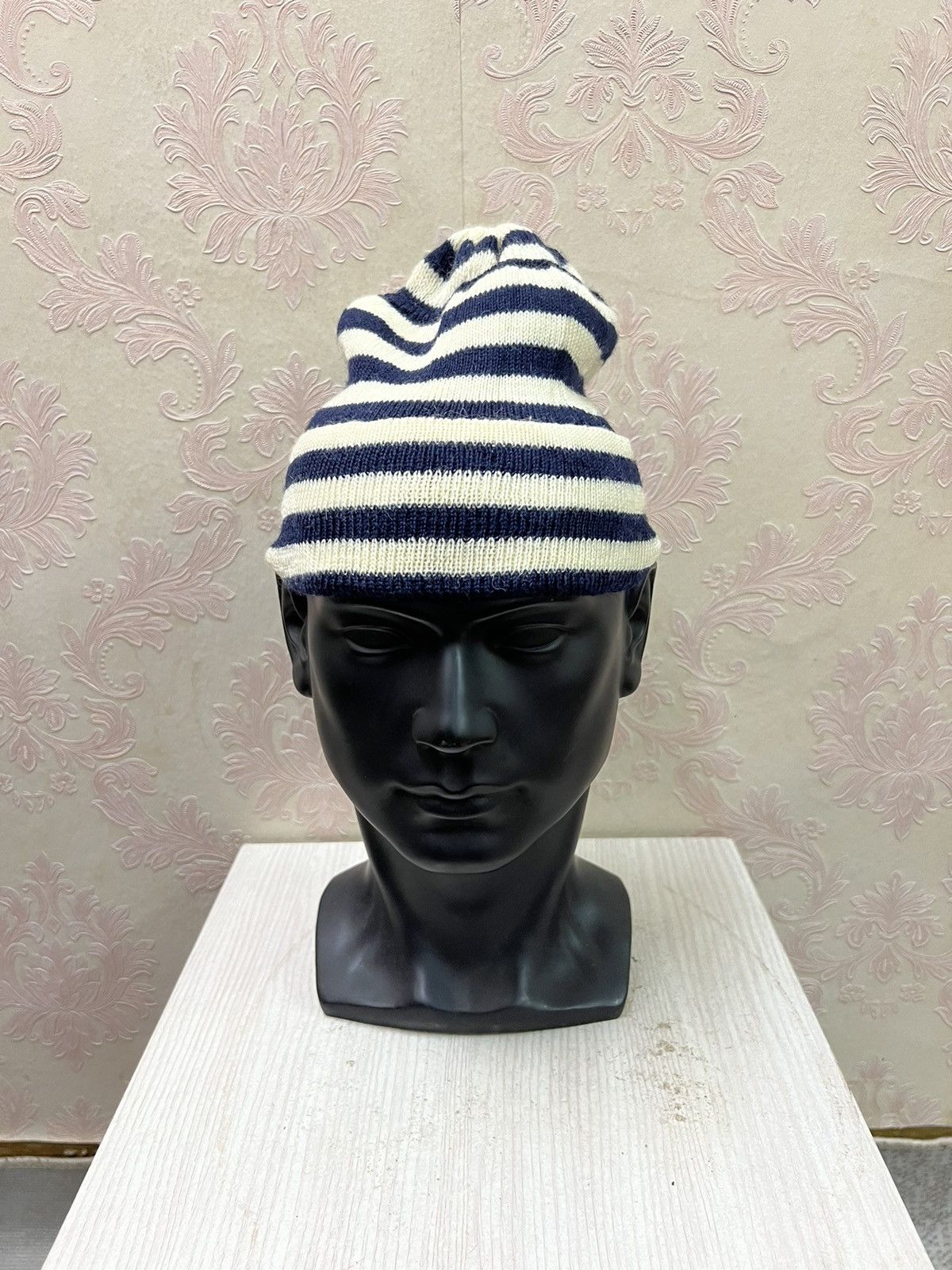 Dunlop × Vintage Vintage Dunlop Striped Design Beanie Hats Size ONE SIZE - 2 Thumbnail