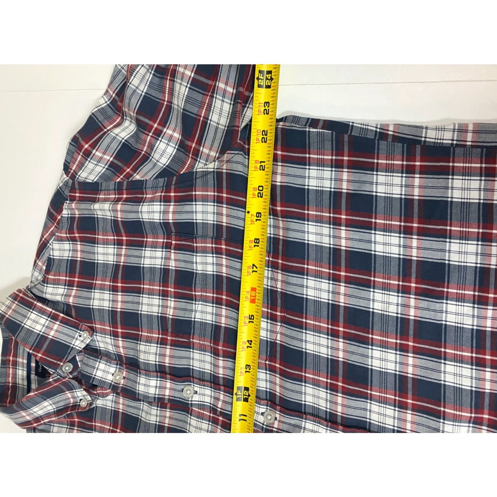 Croft & Barrow Croft & Barrow Shirt M Mens Plaid Button-Down Red Blue Button-Up Long Sleeve Regular Size US M / EU 48-50 / 2 - 5 Thumbnail