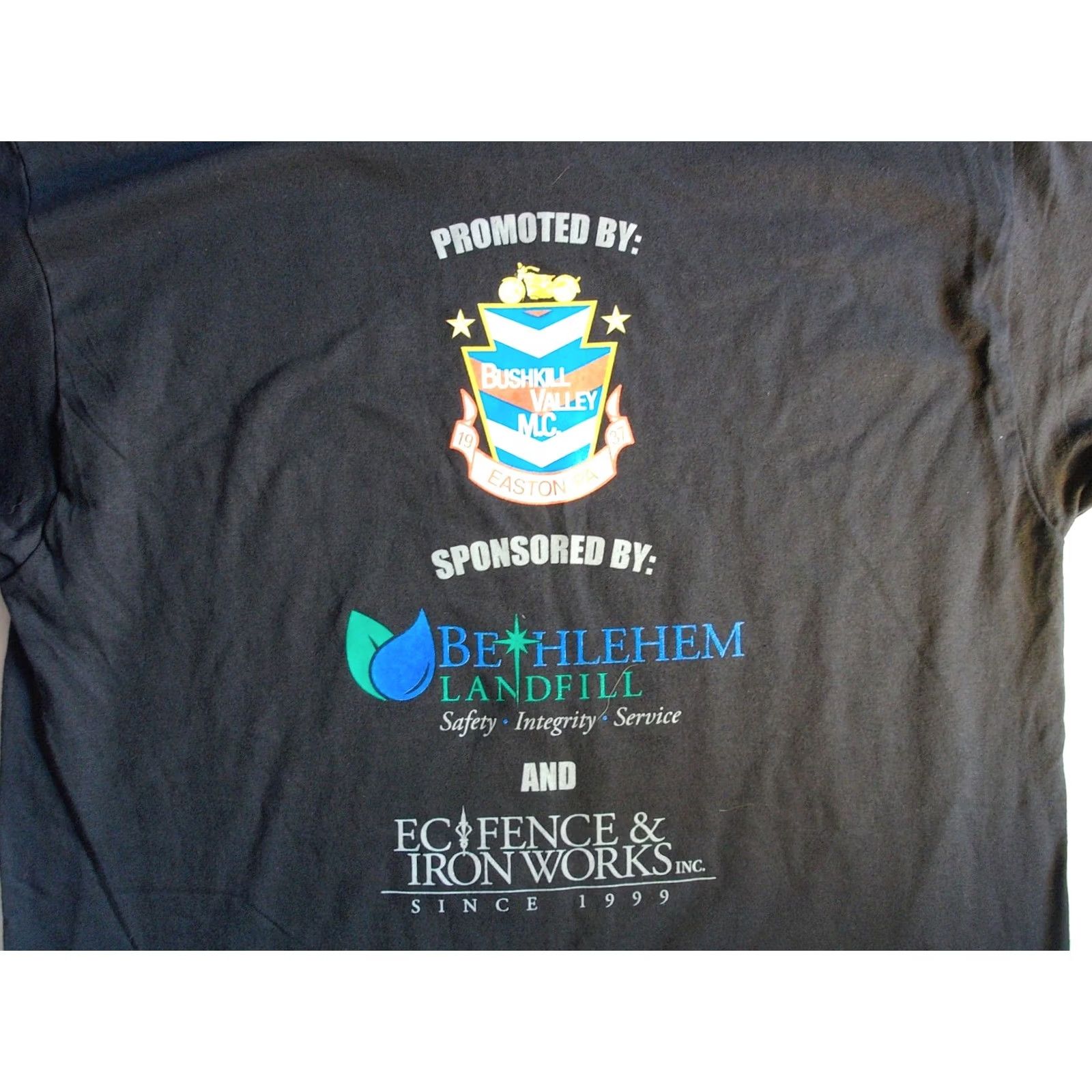 Gildan FREEMANSBURG MOTORCYCLE Hill Climb t Shirt Men's Large Black Gildan Cotton Logo Graphic Print Vintage No N/A Size US L / EU 52-54 / 3 - 4 Thumbnail