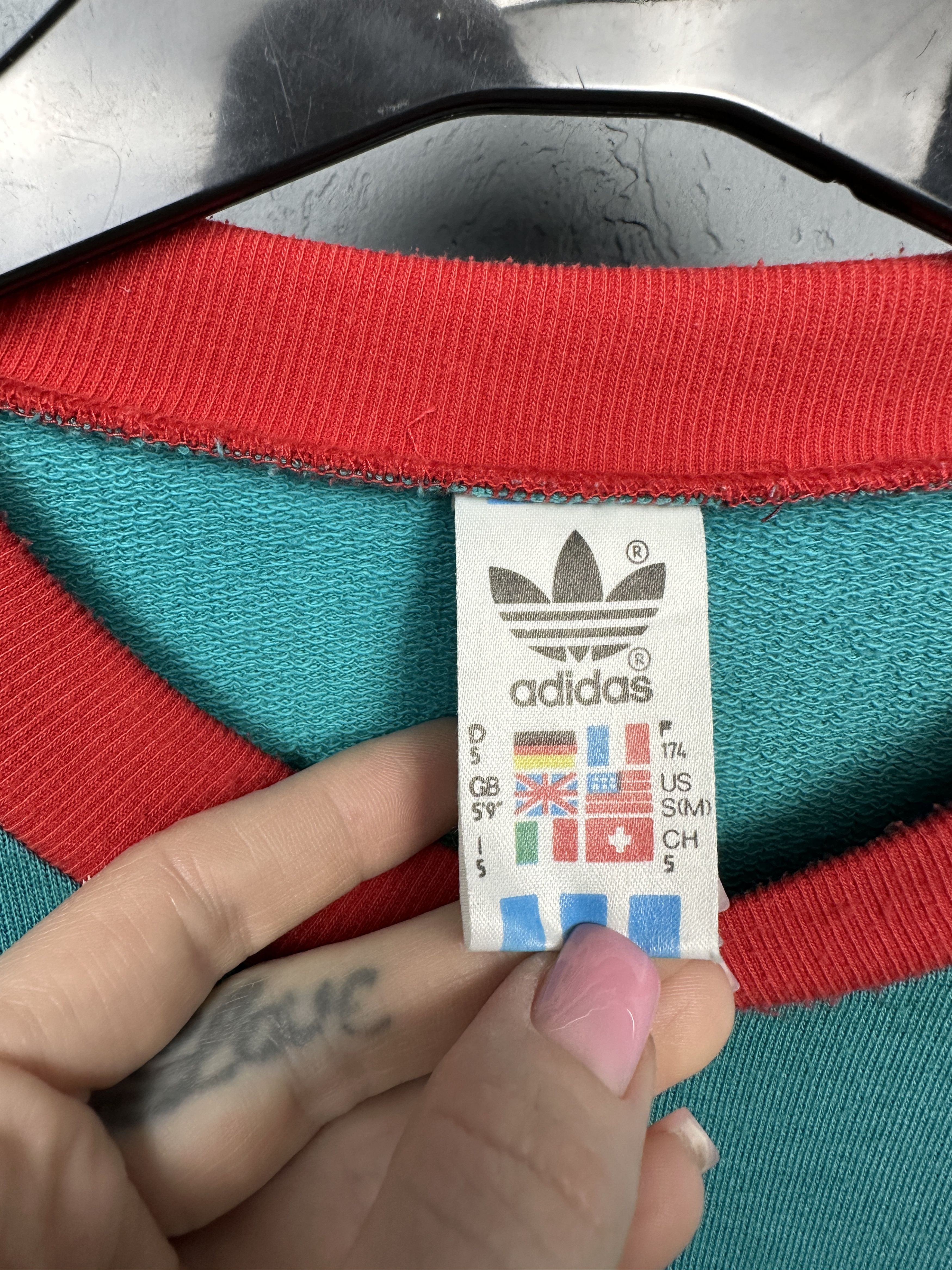 Adidas Adidas 90s Vintage Mens Oversized Sweatshirt Size US M / EU 48-50 / 2 - 3 Thumbnail