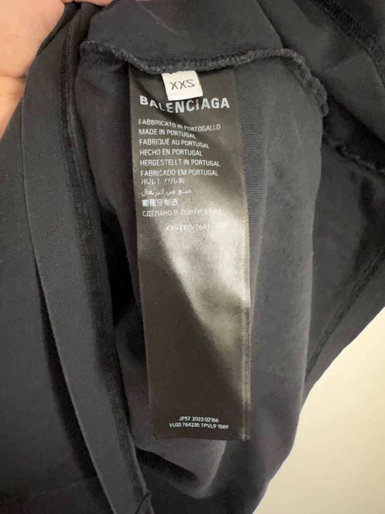 Balenciaga Balenciaga Paris letter architectural printing round neck Size US XXS / EU 40 - 4 Thumbnail