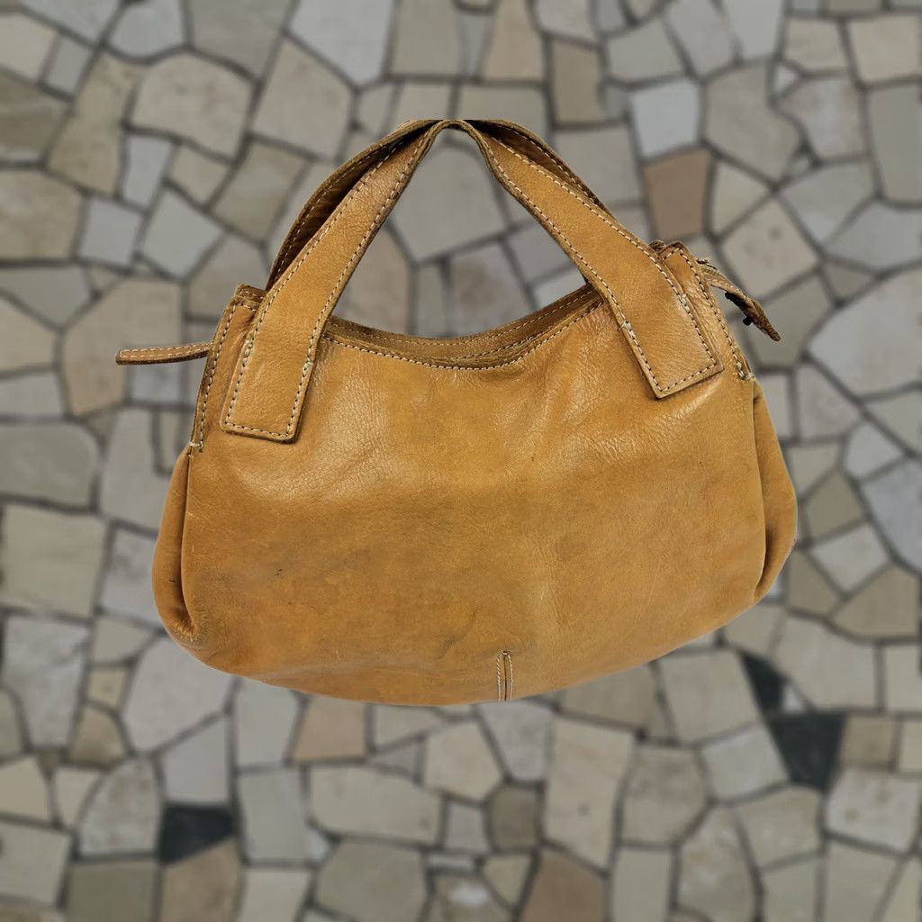 Vintage Nonny Gurvy Leather Satchel Handbag Purse Brown Women Size ONE SIZE - 1 Thumbnail