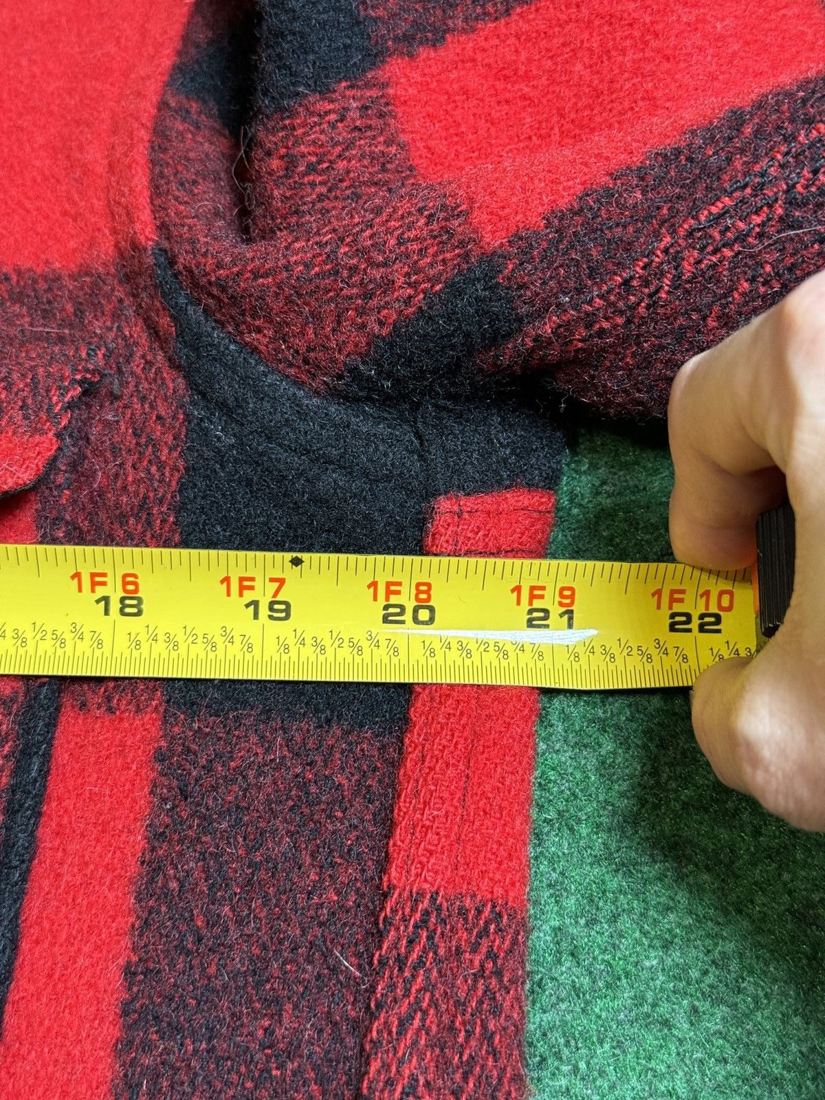 Vintage × Woolrich Woolen Mills Vintage 40s Woolrich True Vintage Red Plaid WWII Era Flannel Size US L / EU 52-54 / 3 - 4 Thumbnail