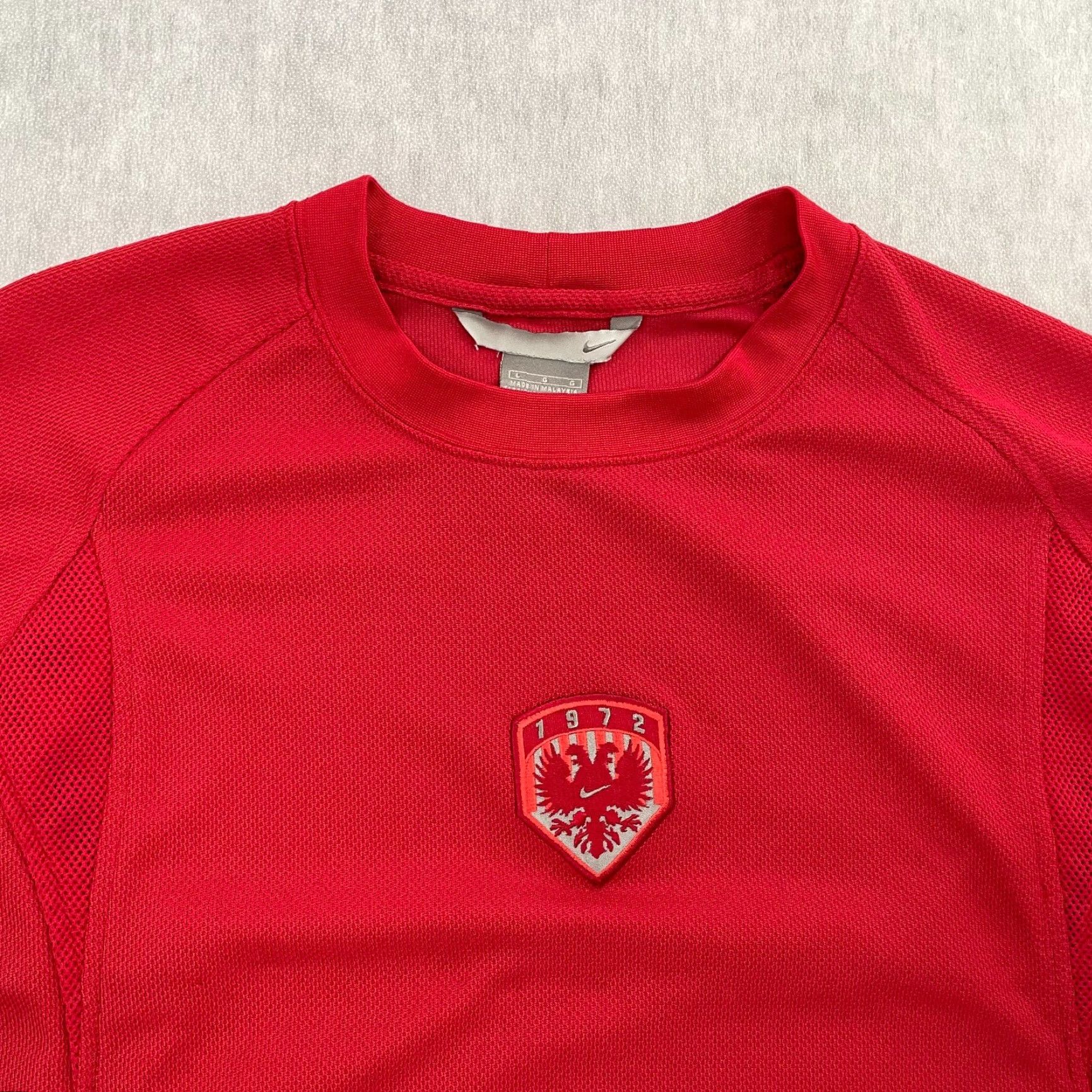 Nike VINTAGE Nike Goalie Jersey Shirt Adult Large Red 1972 Retro Soccer Logo Mens L Size US L / EU 52-54 / 3 - 3 Thumbnail