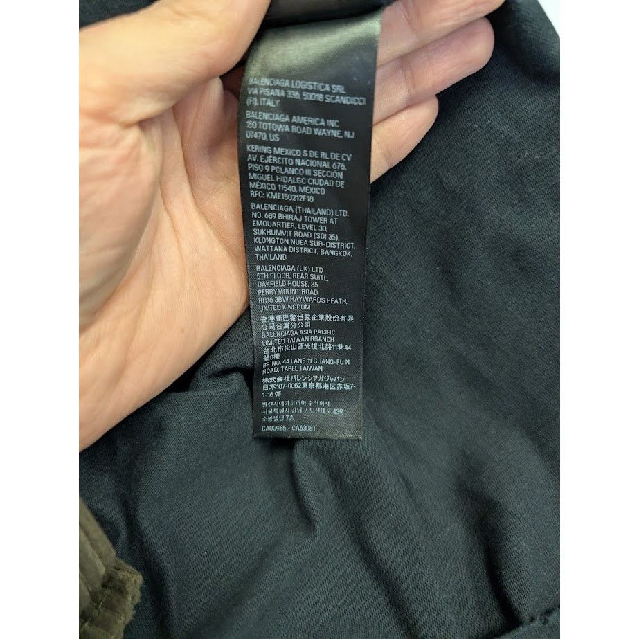 Balenciaga o1rshd1 Balenciaga Com Vintage Jersey T-Shirt Silver/Metalic Size US S / EU 44-46 / 1 - 20 Thumbnail