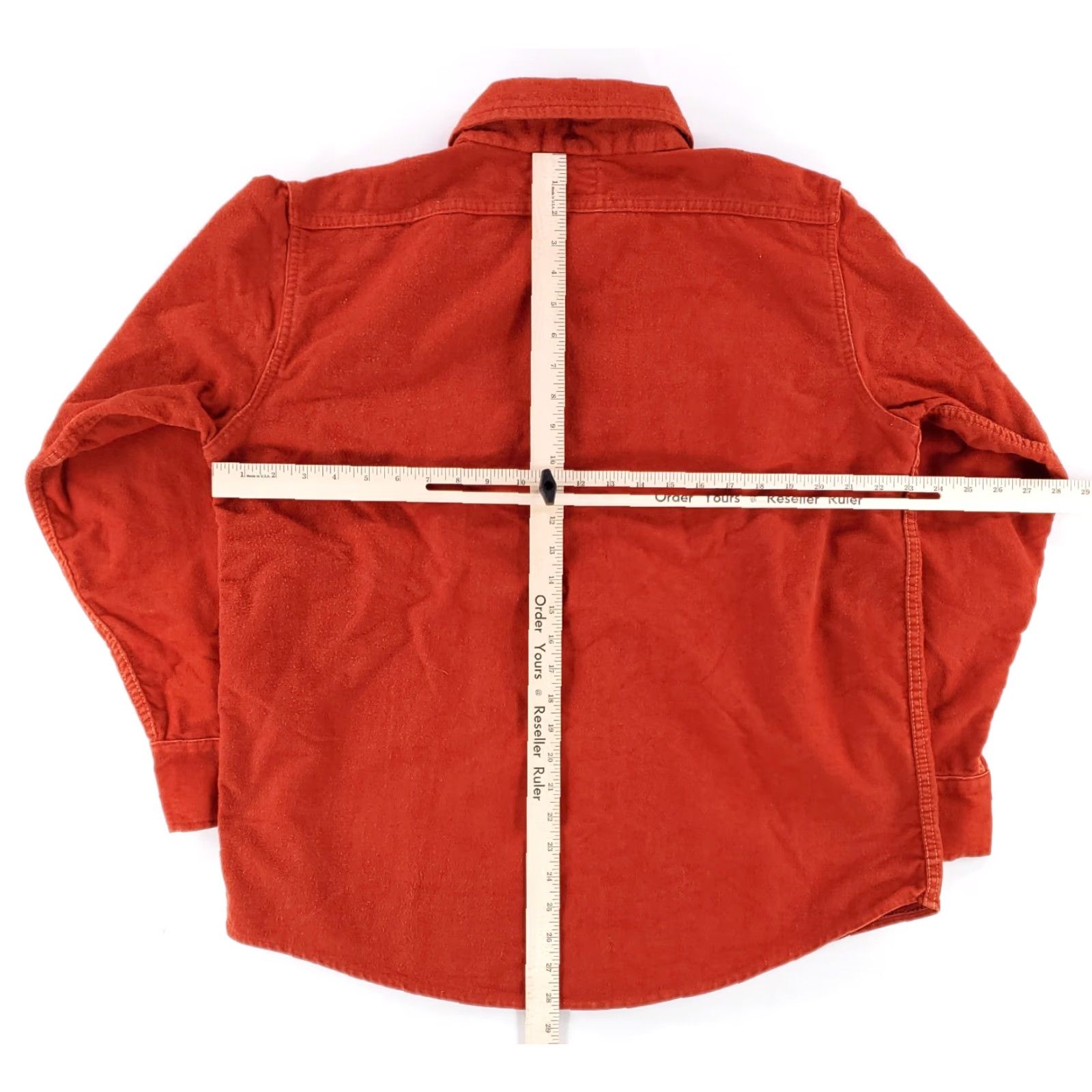Vintage VINTAGE Gander Mountain Chamois Shirt Wilmont Button-Up Orange Mens L 70s 80s Button-Up Long Sleeve Size US L / EU 52-54 / 3 - 4 Thumbnail