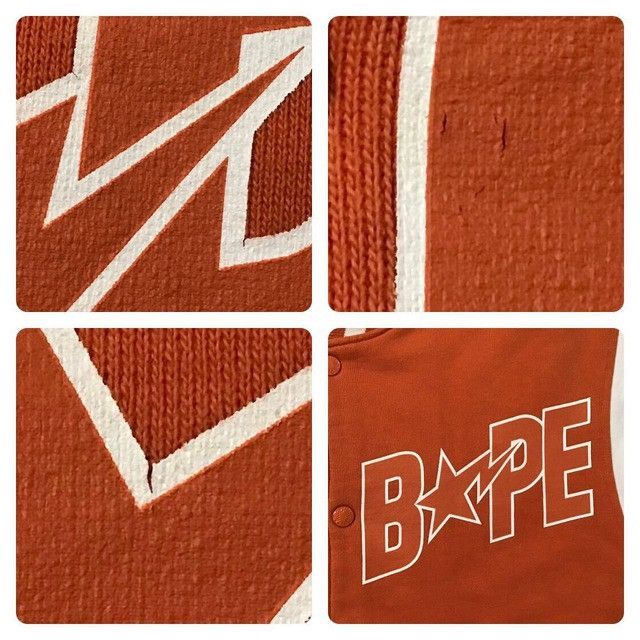 Bape × Nigo BAPE STA logo sweat varsity jacket a bathing ape star NIGO Size US S / EU 44-46 / 1 - 6 Thumbnail