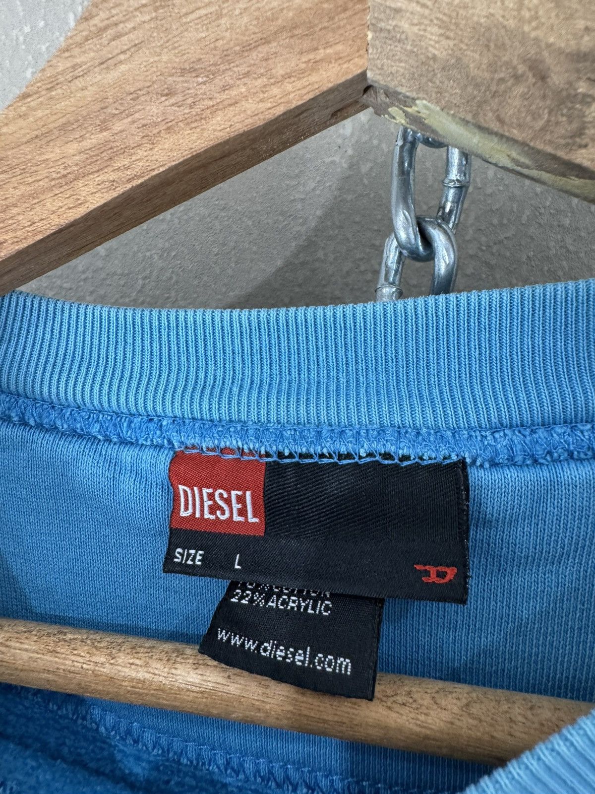 Diesel Vintage Diesel Sweatshirt Big Logo Japanese Style Size US L / EU 52-54 / 3 - 3 Thumbnail