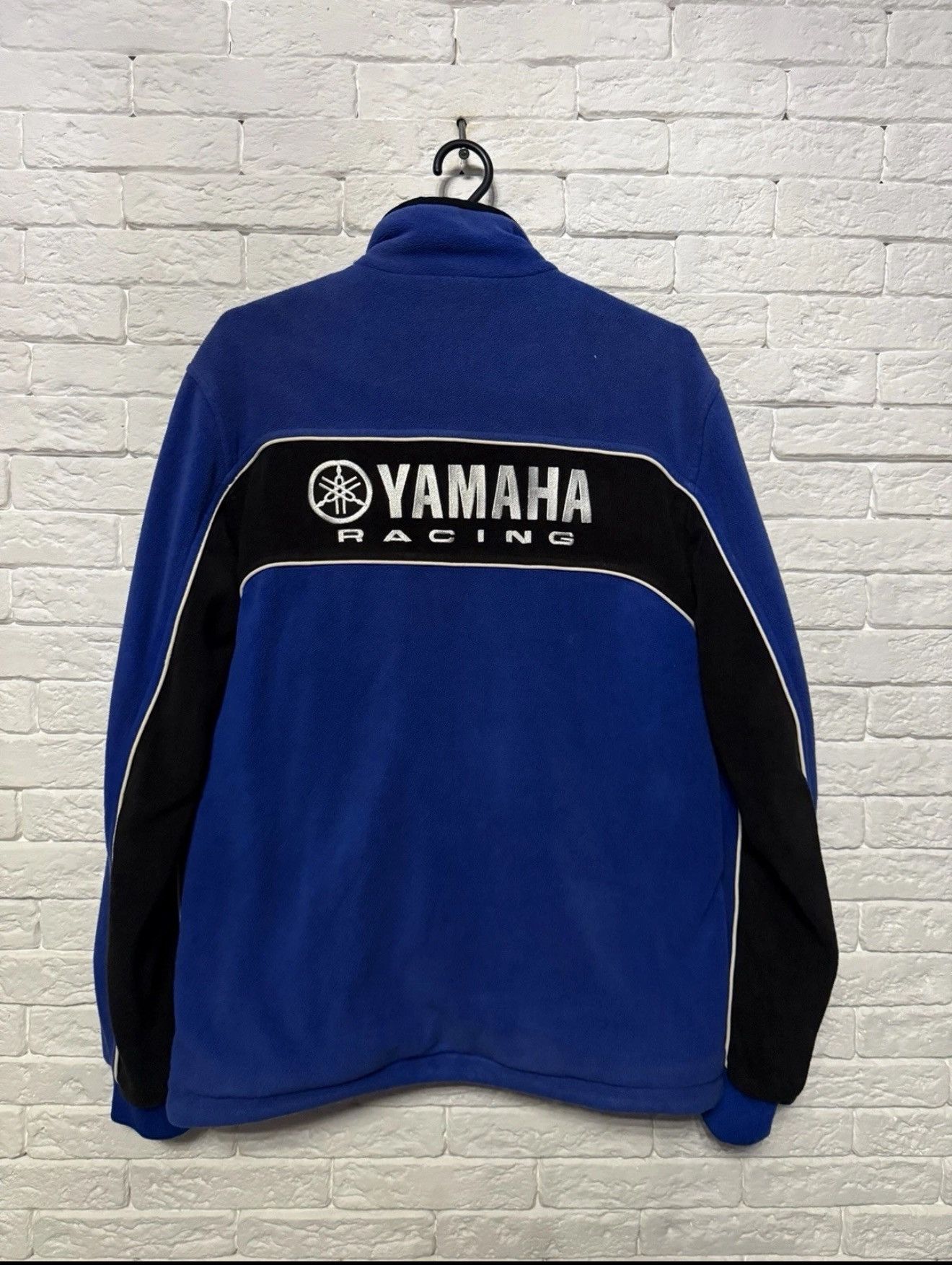 Yamaha Yamaha Racing Paddock Fleece Bomber Jacket Huge Logos Size US L / EU 52-54 / 3 - 13 Thumbnail