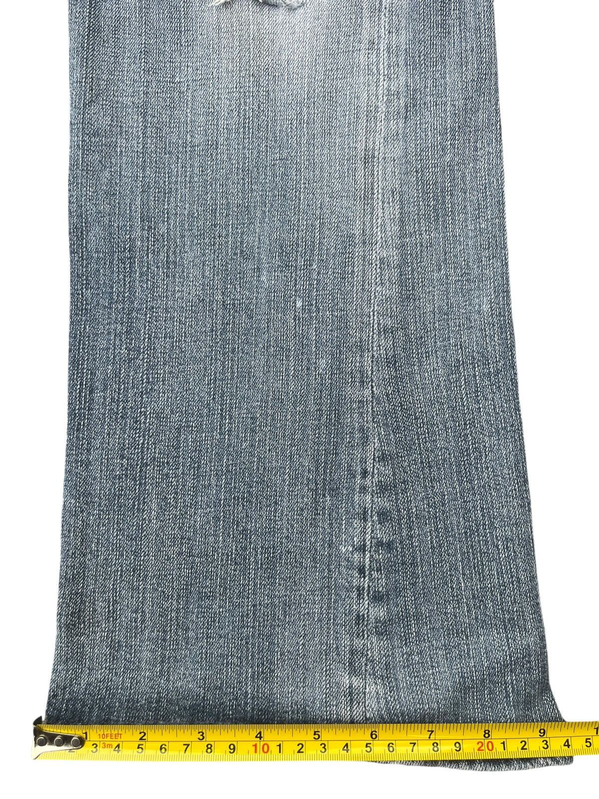 Beauty Beast × Hysteric Glamour × Japanese Brand Vintage Japanese Brand Blue Washed Distressed Flare Jeans Size US 30 / EU 46 - 13 Thumbnail