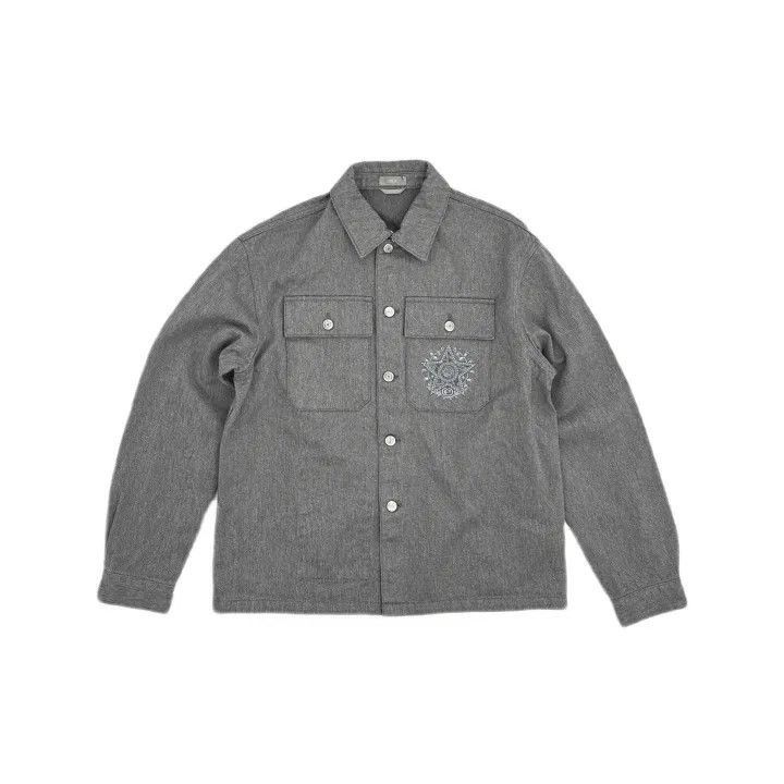 Dior Dior Dior Logo Embroidered Long Sleeve Jacket 0079-2507 Size US M / EU 48-50 / 2 - 2 Thumbnail