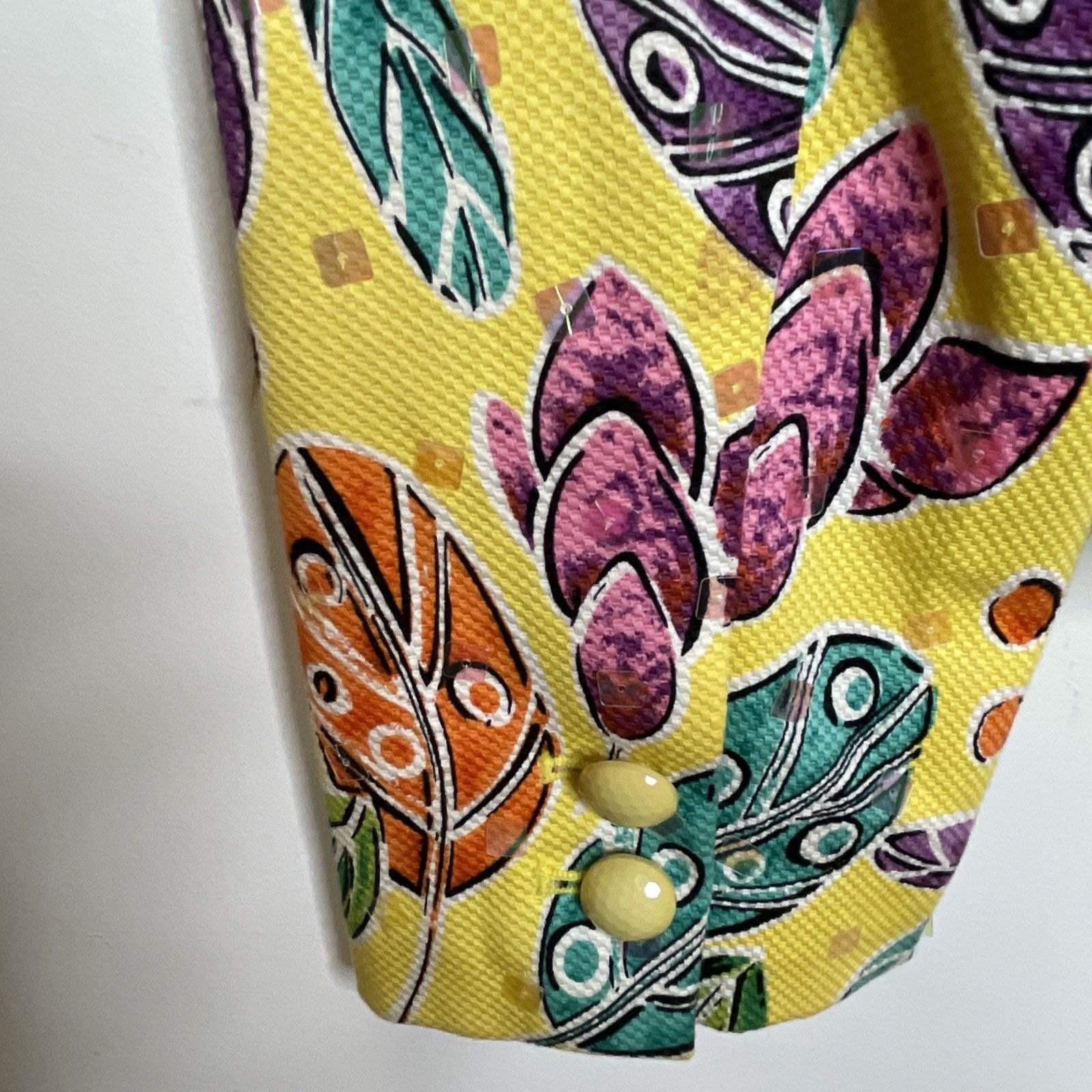 Other REDD Jeans 10 Denim JACKET Button-up Long Sleeves YELLOW Size L / US 10 / IT 46 - 13 Thumbnail