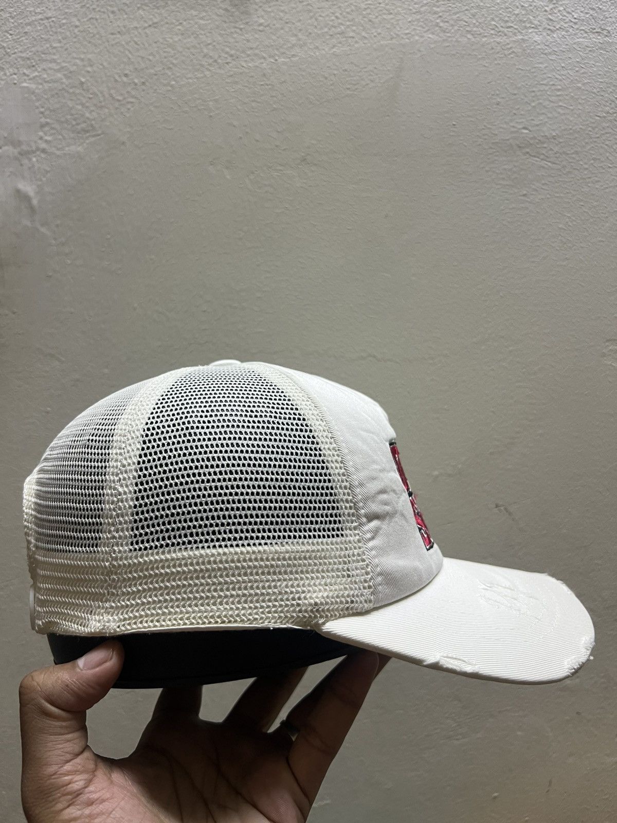 Japanese Brand Off Shore 06 Distressed Trucker Hat Size ONE SIZE - 4 Thumbnail