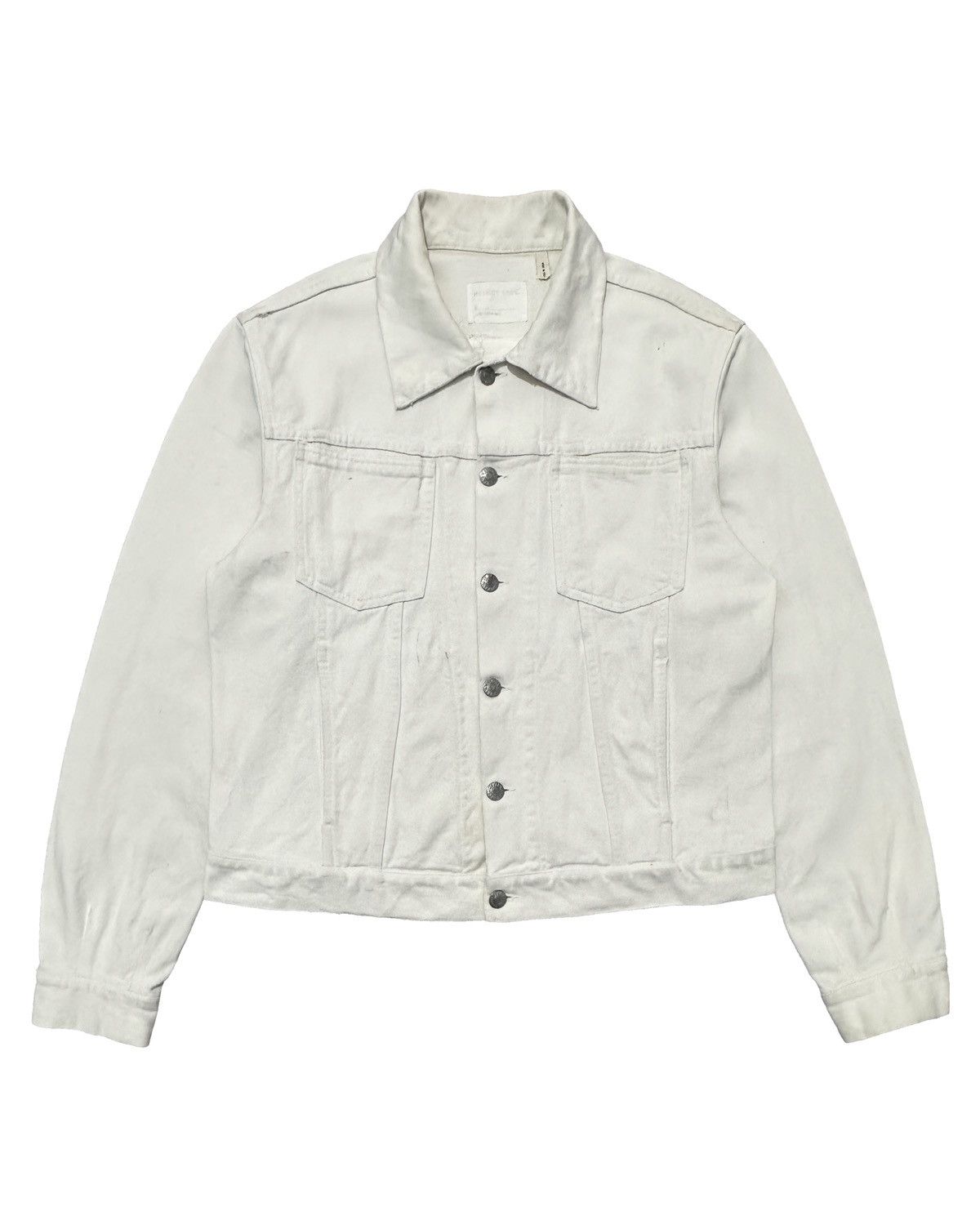 Helmut lang white denim jacket hotsell