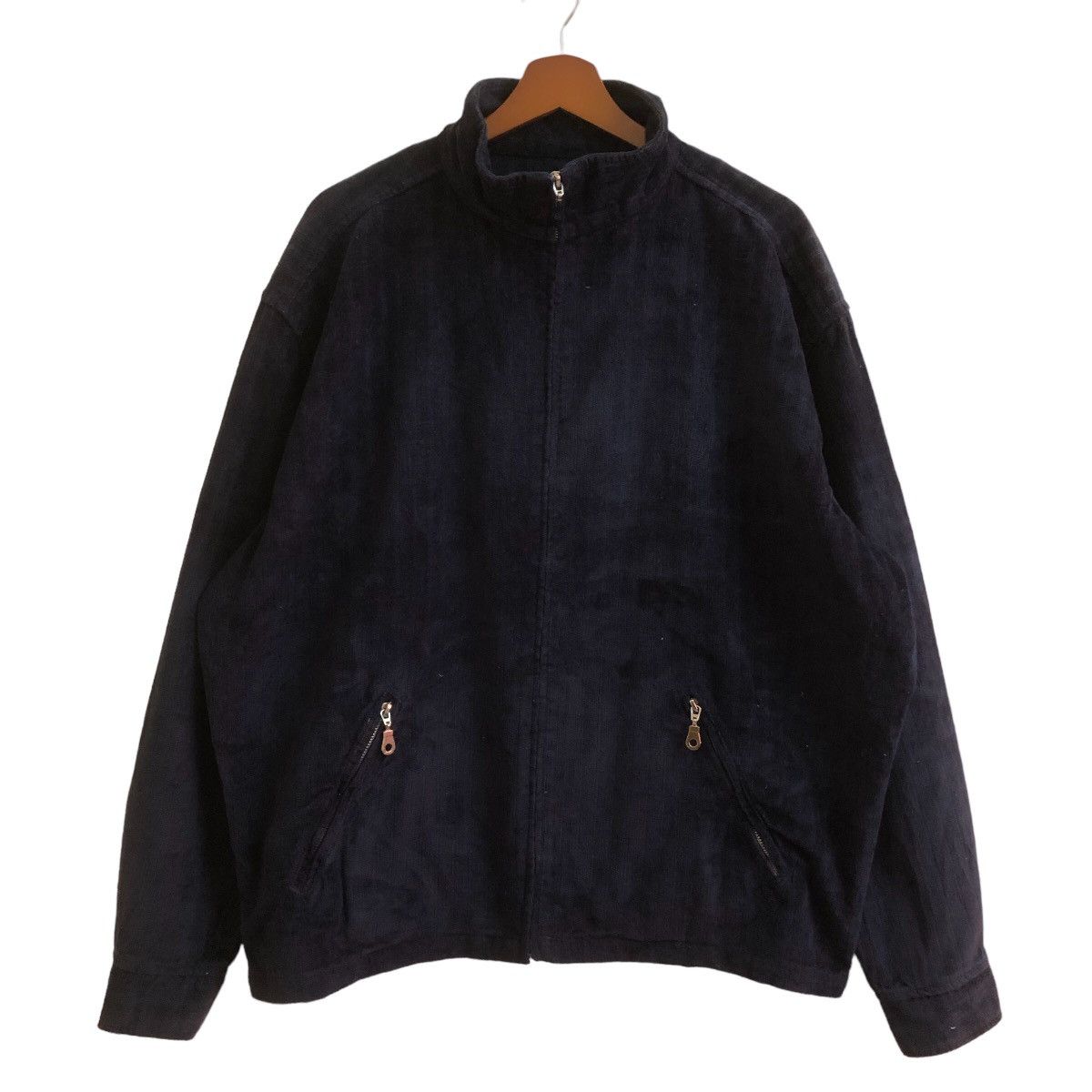 image of Stussy Fleece Zipper Jacket in Black, Men's (Size Large)