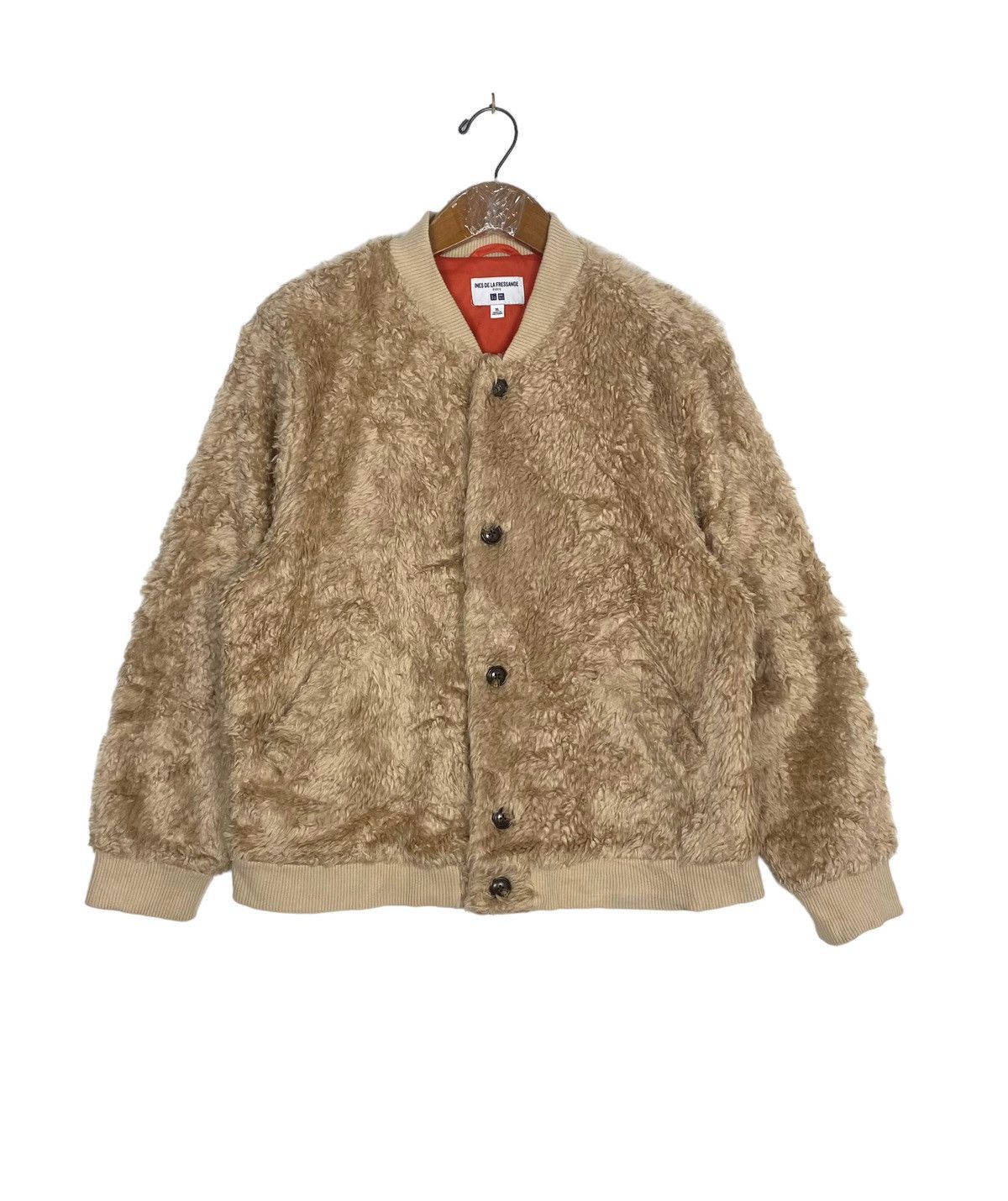 Japanese Brand Rare‼️ Ines De La Fressange Paris X Uniqlo Deep Pile Jacket Size L / US 10 / IT 46 - 1 Thumbnail