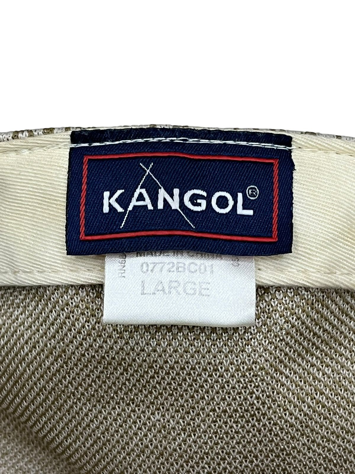 Kangol Rare Kangol All Over Logo Jacquard Space Cap Beige Size ONE SIZE - 10 Thumbnail