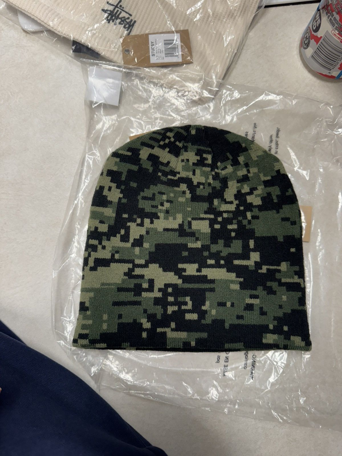 Stussy Stussy green digi camo beanie Size ONE SIZE - 4 Thumbnail