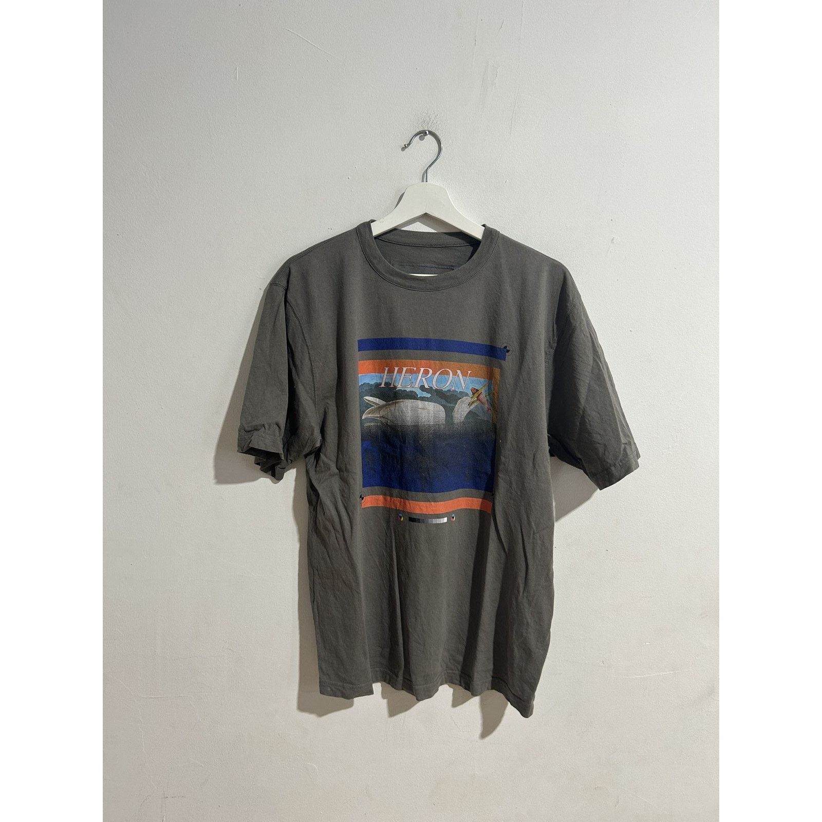 Heron Preston Heron Preston Misprinted Swan Tee Size Medium Size US M / EU 48-50 / 2 - 1 Thumbnail
