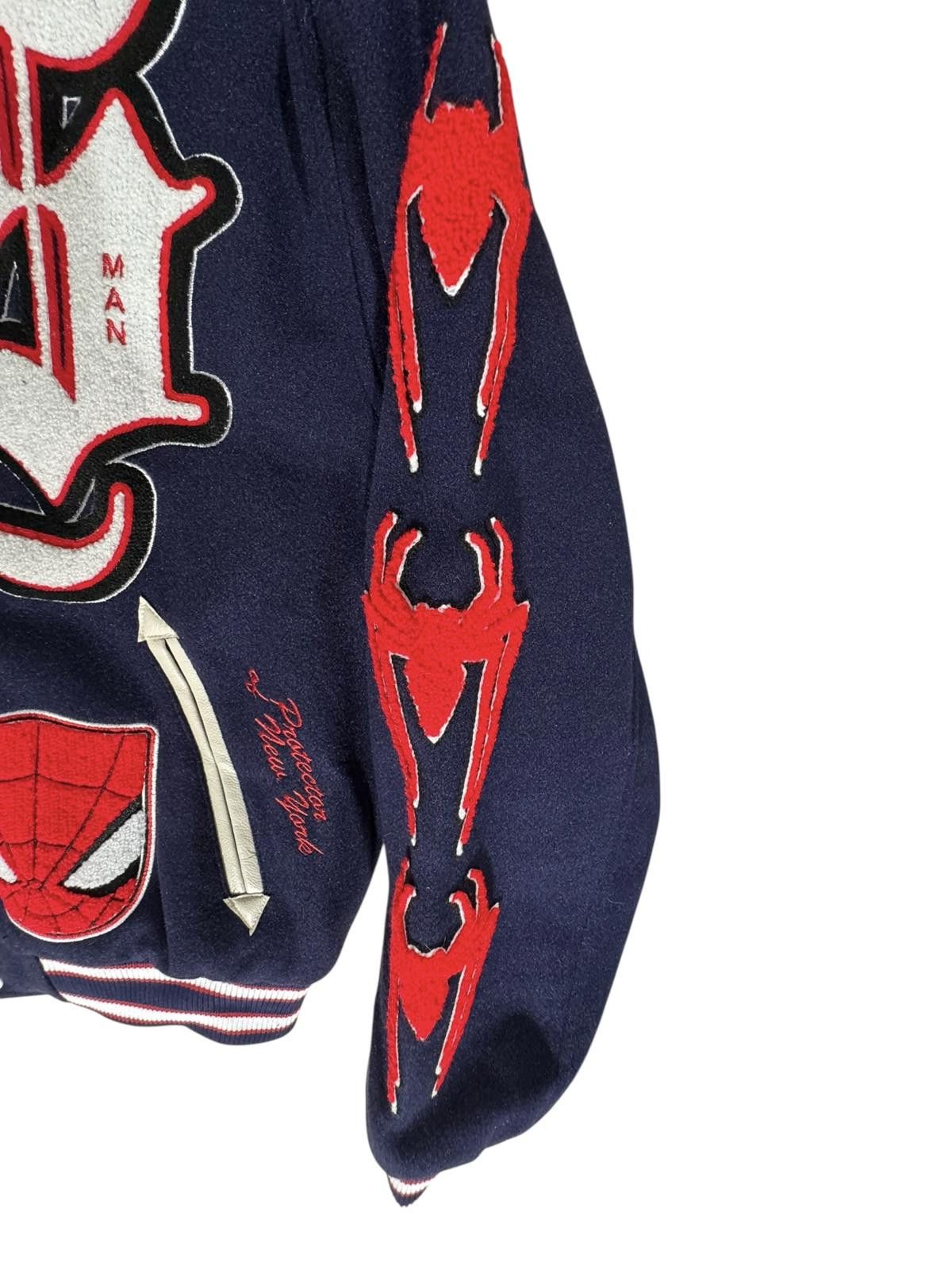 Civil Regime Civil Regime x Marvel Spider-Man Varsity Jacket Navy Blue Size US M / EU 48-50 / 2 - 4 Thumbnail