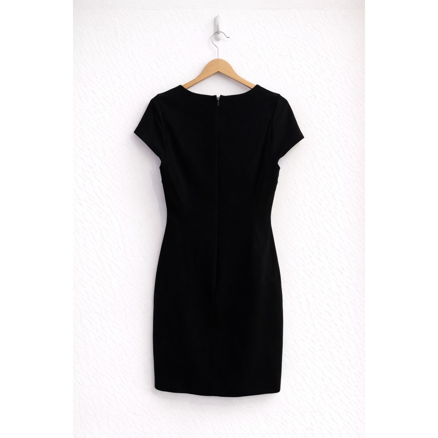 Diane von Furstenberg Diane von Furstenberg Black Shift Dress Short Sleeve Crew Ne Size XL / US 12-14 / IT 48-50 - 2 Thumbnail