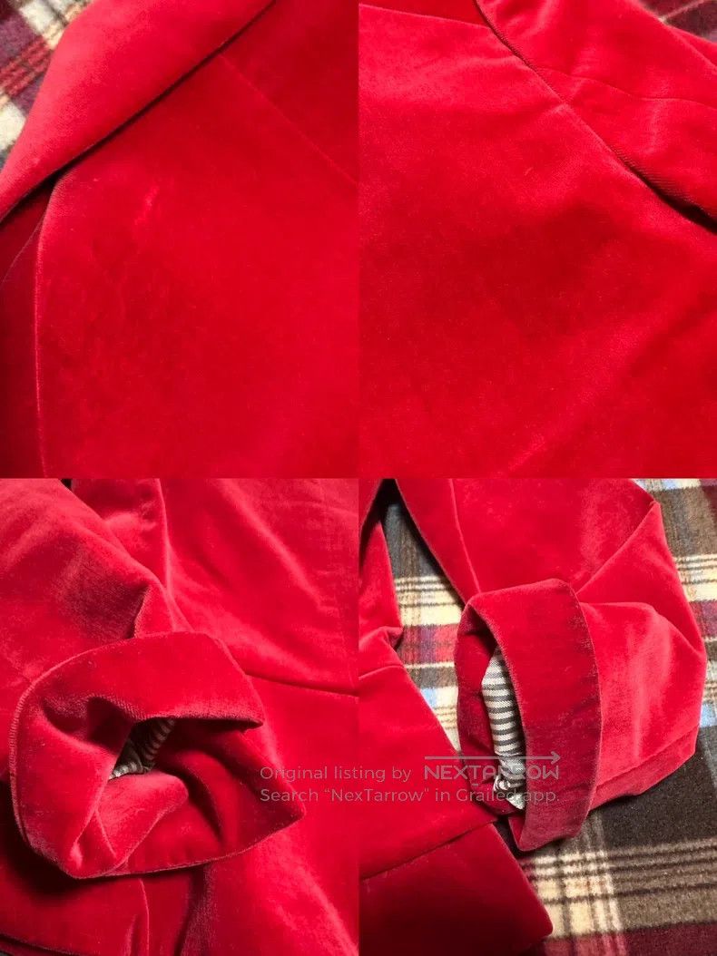 Vivienne Westwood Vivienne Westwood Velvet Red Heart Jacket Blazer Size S / US 4 / IT 40 - 3 Thumbnail