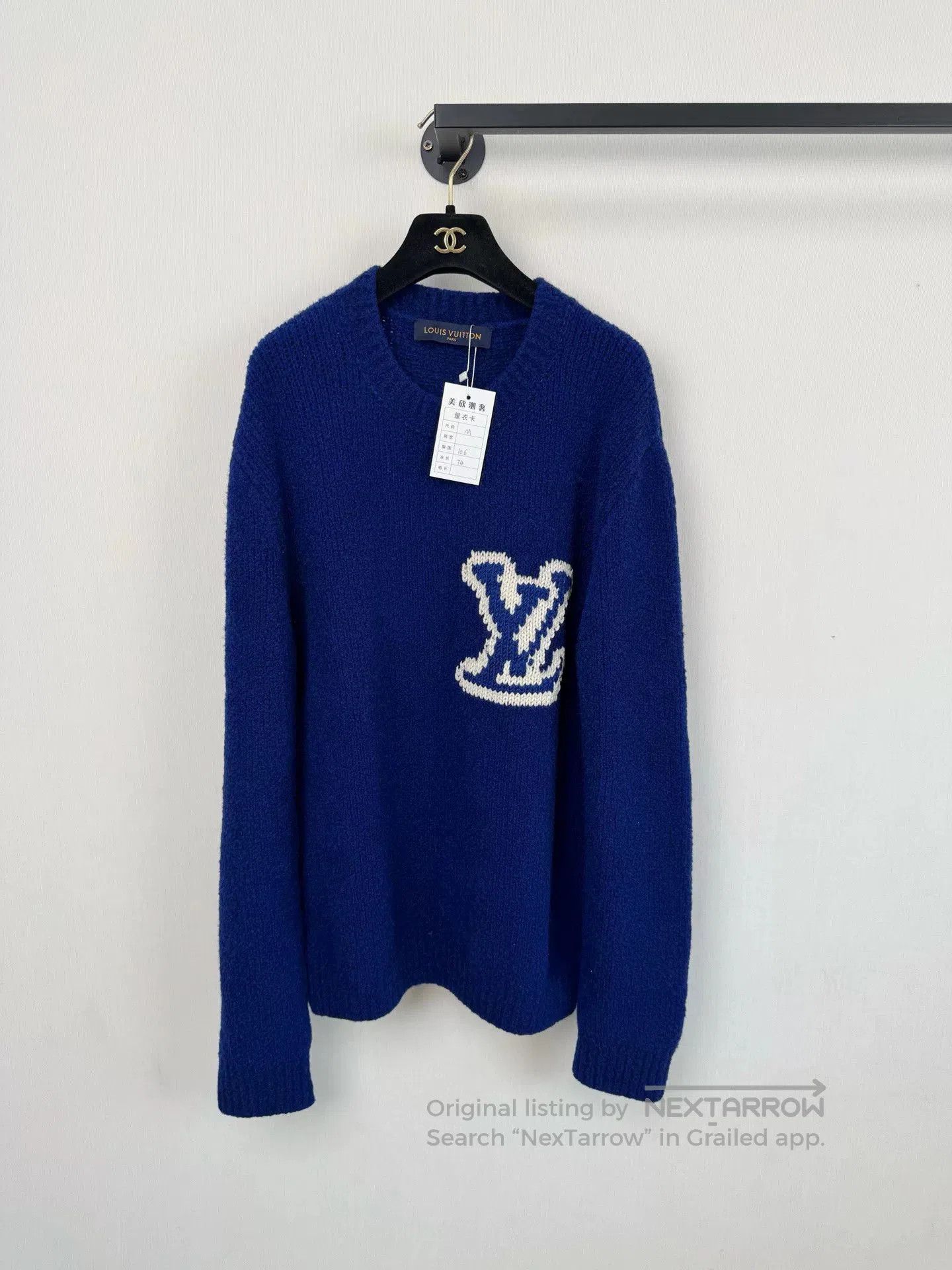 Louis Vuitton Louis Vuitton Blue Sweater M. Size US M / EU 48-50 / 2 - 1 Thumbnail