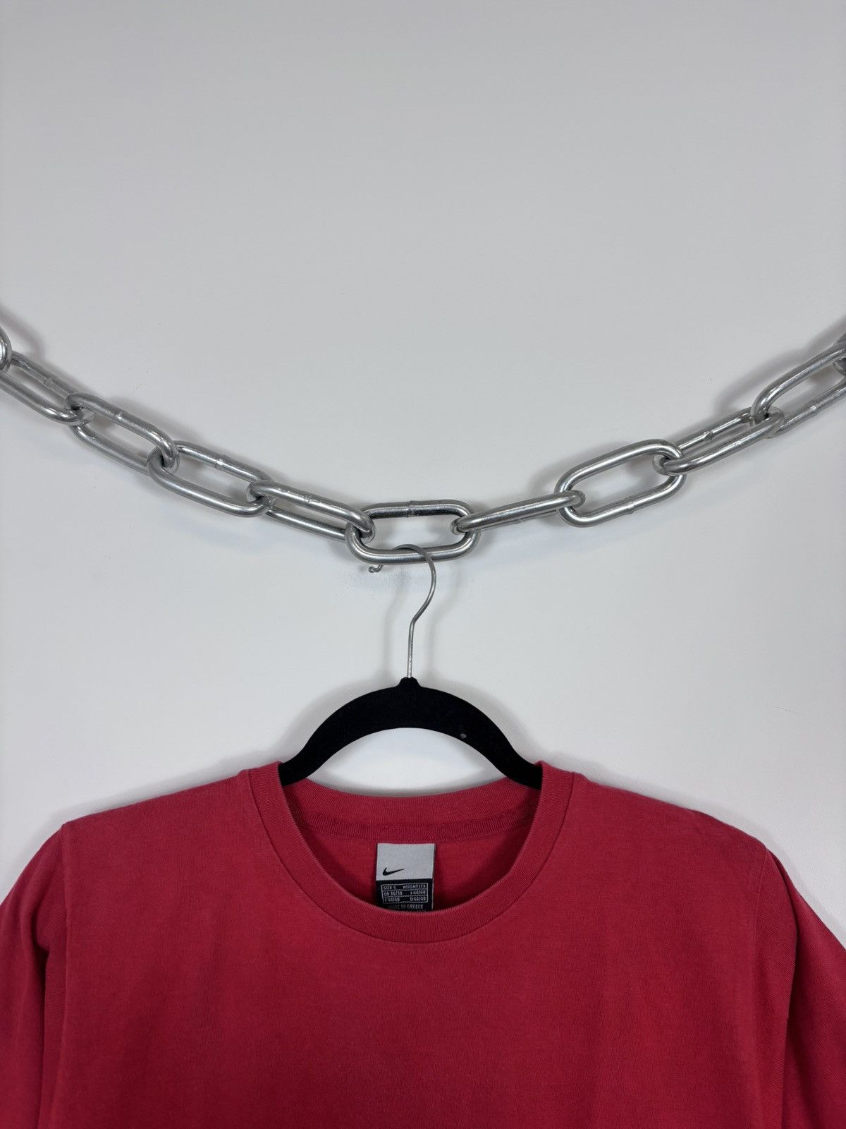 Nike Vintage Nike Y2K Red Swoosh Hype T-Shirt Tee Size US S / EU 44-46 / 1 - 5 Thumbnail