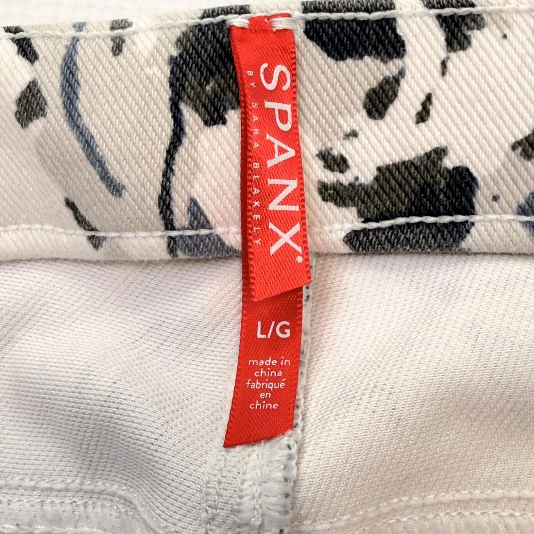 Spanx Spanx Pants Womens L Multicolor Floral Pull On Jegging Shaping Stretch Cropped Size 36" / US 14 / IT 50 - 7 Thumbnail