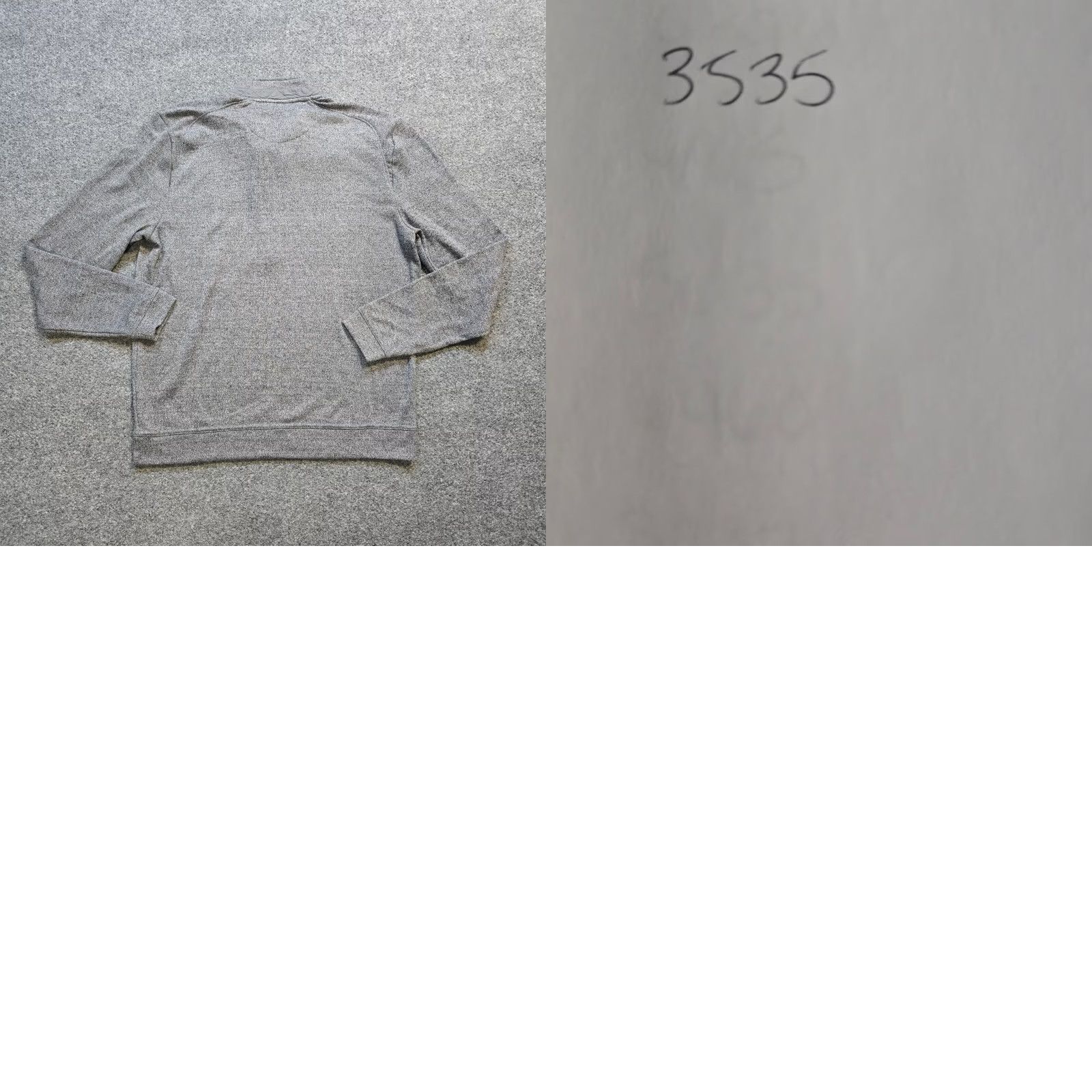 johnnie-O Johnnie O Sweater Mens Size Medium Gray 1/4 Zip Long Sleeve Classic Casual Basic Pullover Regular Knit 1/4 Zip Pattern Solid Fall Winter Spring Mens Size US M / EU 48-50 / 2 - 8 Thumbnail