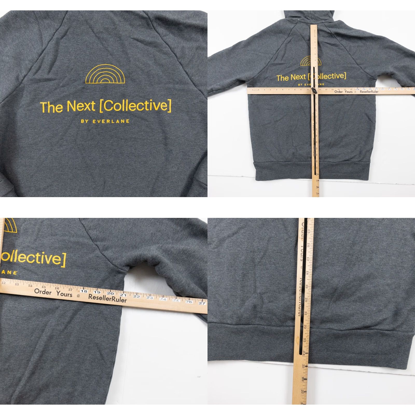 Everlane Everlane Gray Hoodie Adult Medium The Next Collective Pullover Mens Fleece Long Sleeve Size US M / EU 48-50 / 2 - 8 Thumbnail