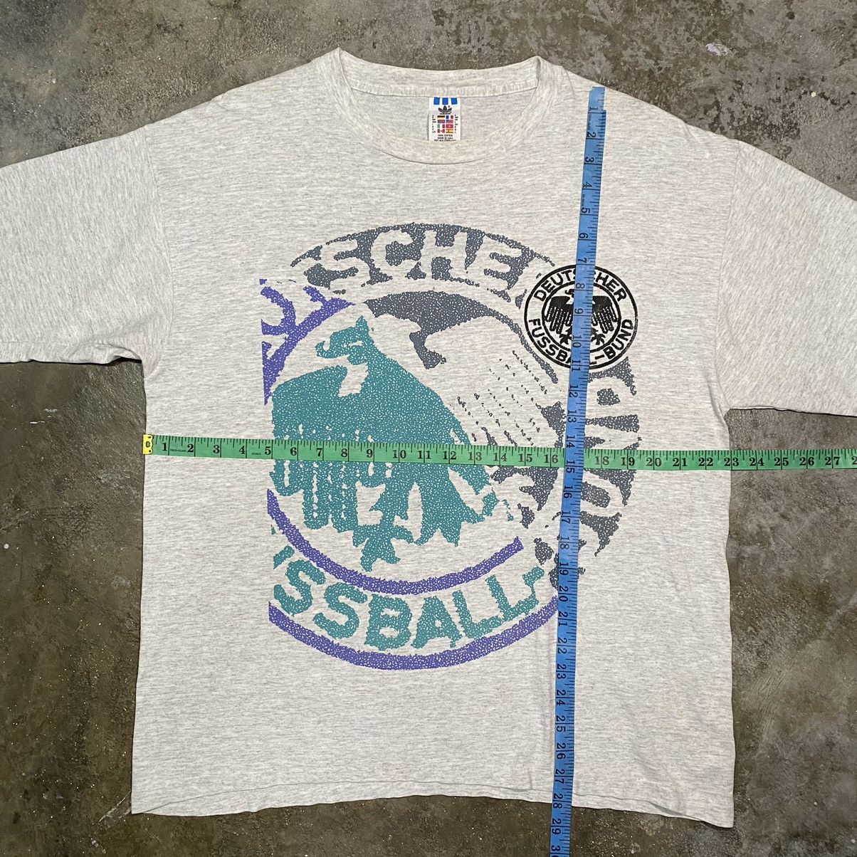 Adidas Vintage Adidas Germany Deutscher Fussball T Shirt Size US L / EU 52-54 / 3 - 13 Thumbnail
