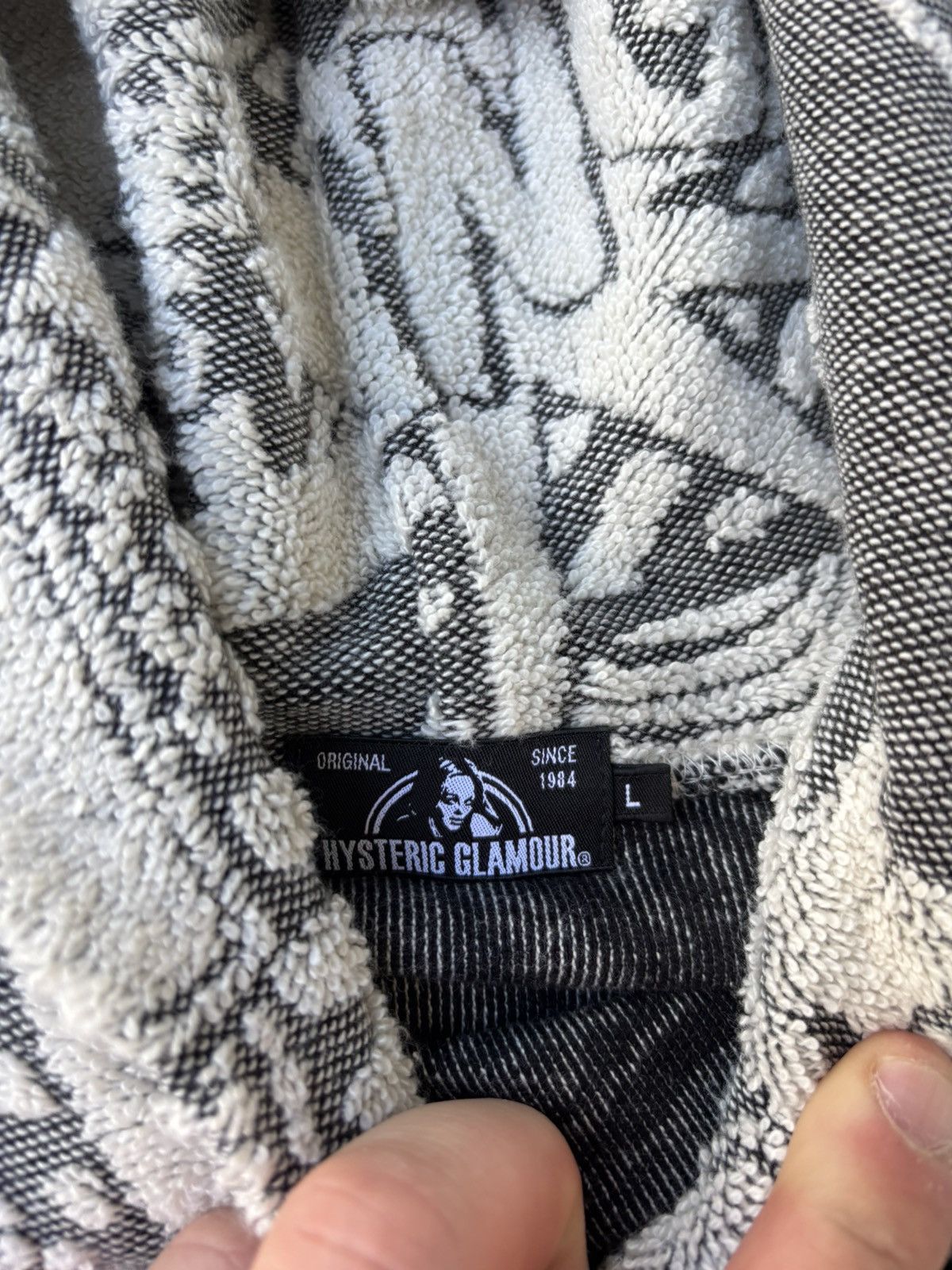 Hysteric Glamour Towel Vinatage Hysteric Hoodie Size US L / EU 52-54 / 3 - 3 Thumbnail