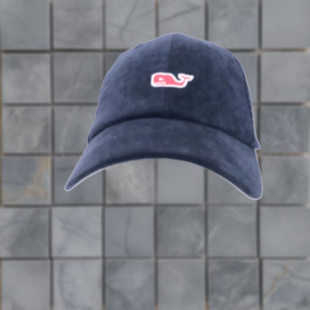 Vineyard Vines Vineyard Vines Hat Cap Strap Back Navy Blue Whale Embroidered Mens Classic Logo Baseball Cap One Size Blue Adjustable Mens Shirts? Size ONE SIZE - 1 Thumbnail