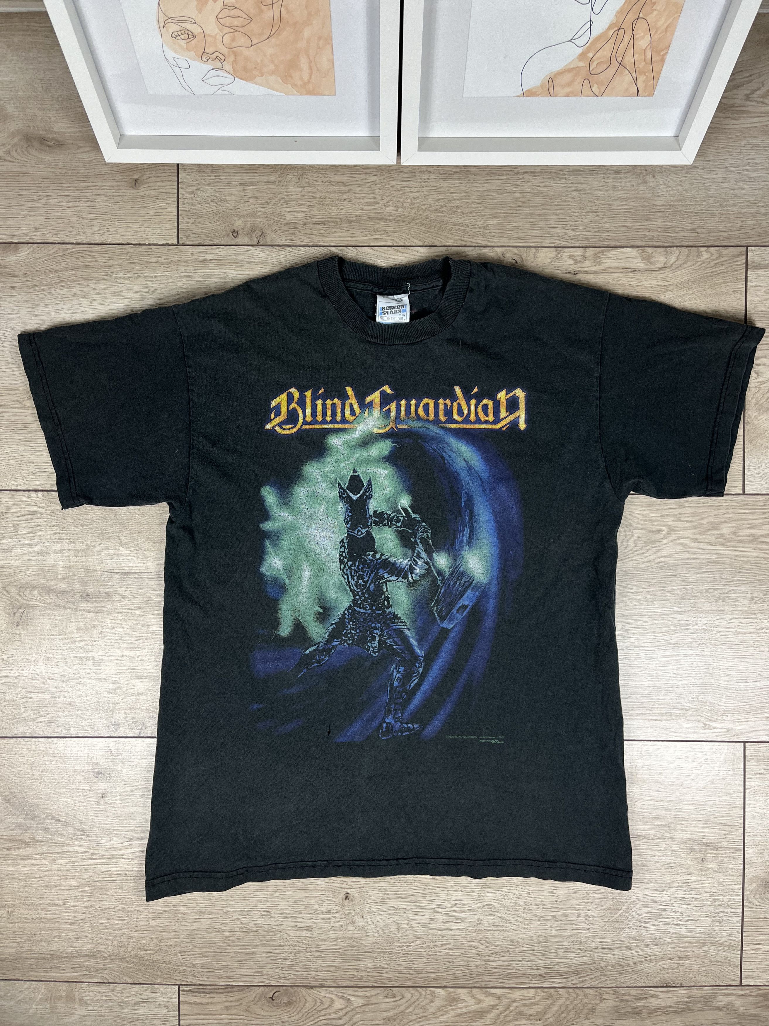 Band Tees × Vintage 1998 Blind Guardian The Eternal Curse Tshirt Vintage 90s Size US L / EU 52-54 / 3 - 1 Thumbnail