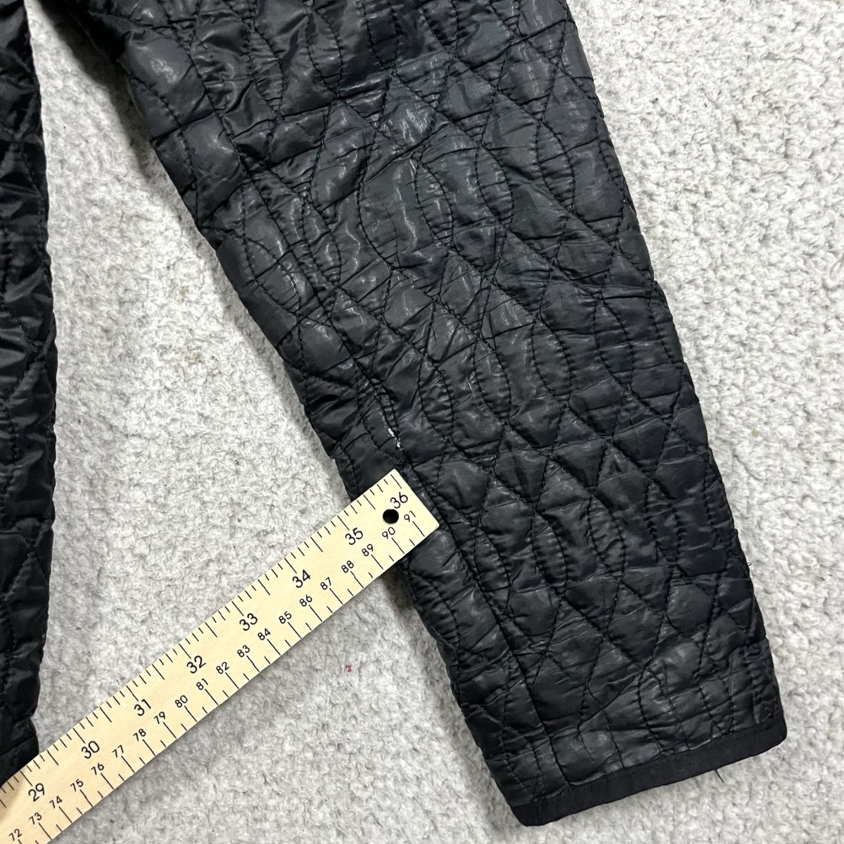 Lands' End Lands' End Jacket Womens L Primaloft Diamond Quilted Insulated Full Zip Packable Black Size L / US 10 / IT 46 - 2 Thumbnail