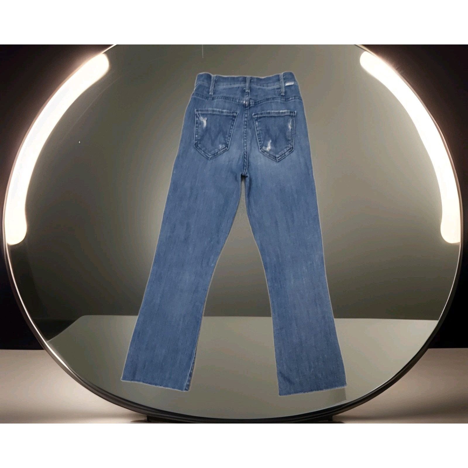 MOTHER Mother Denim Hustle Ankle Fray High Rise In Graffiti Girl 24 Size 24" / US 00 / IT 34 - 6 Thumbnail