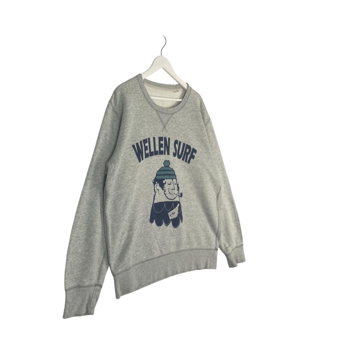 Designer × Vintage vintage Hoodie/sweater wellen surf surfing wear sweatshirt Size US XL / EU 56 / 4 - 3 Thumbnail