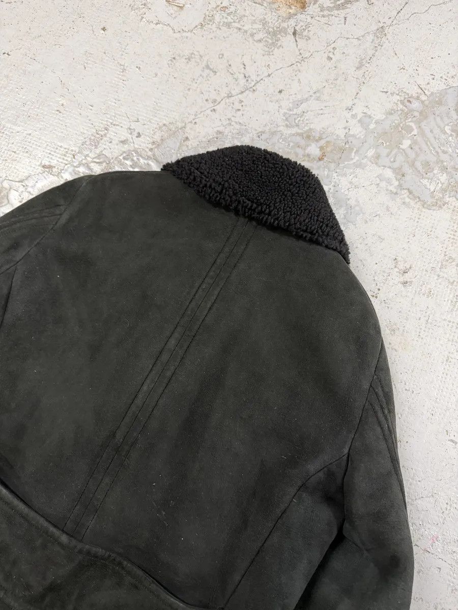 Gucci AW2004 Gucci Black Faded Shearling Leather Jacket by Tom Ford Size US L / EU 52-54 / 3 - 6 Thumbnail