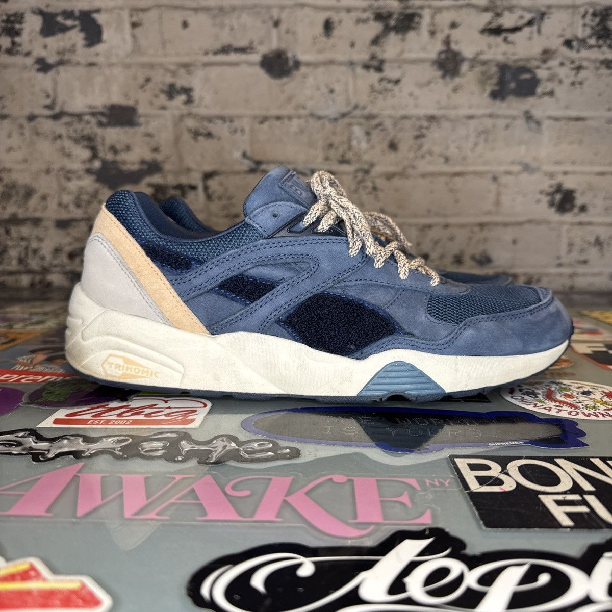 Puma Puma R698 X BWGH Brooklyn We Go Hard Dark Denim Sz 9.5 Size US 9.5 / EU 42-43 - 3 Thumbnail