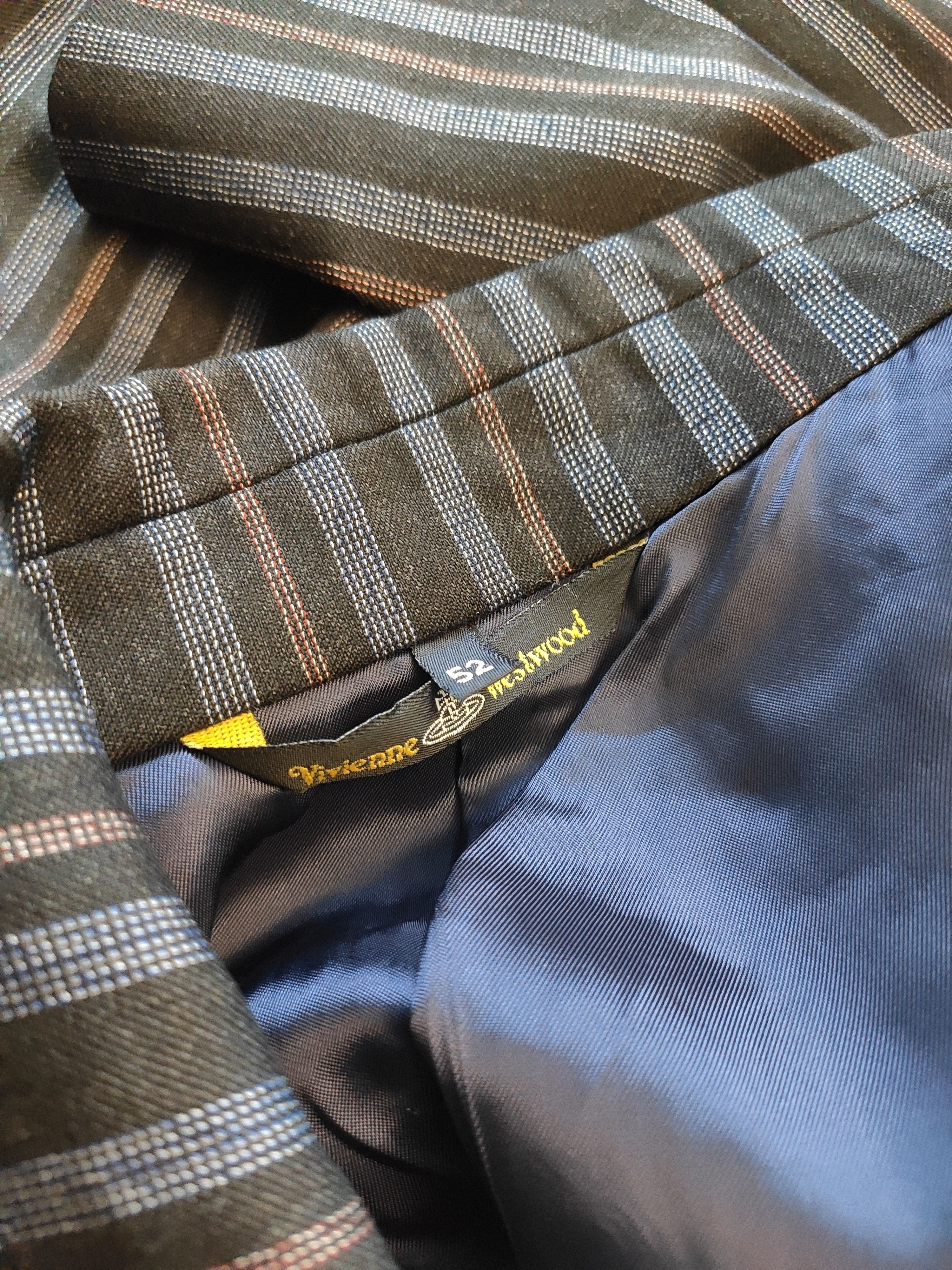 Vivienne Westwood Striped suit.Like Dries van Noten or Jean Paul Gaultier Size 40R - 10 Thumbnail