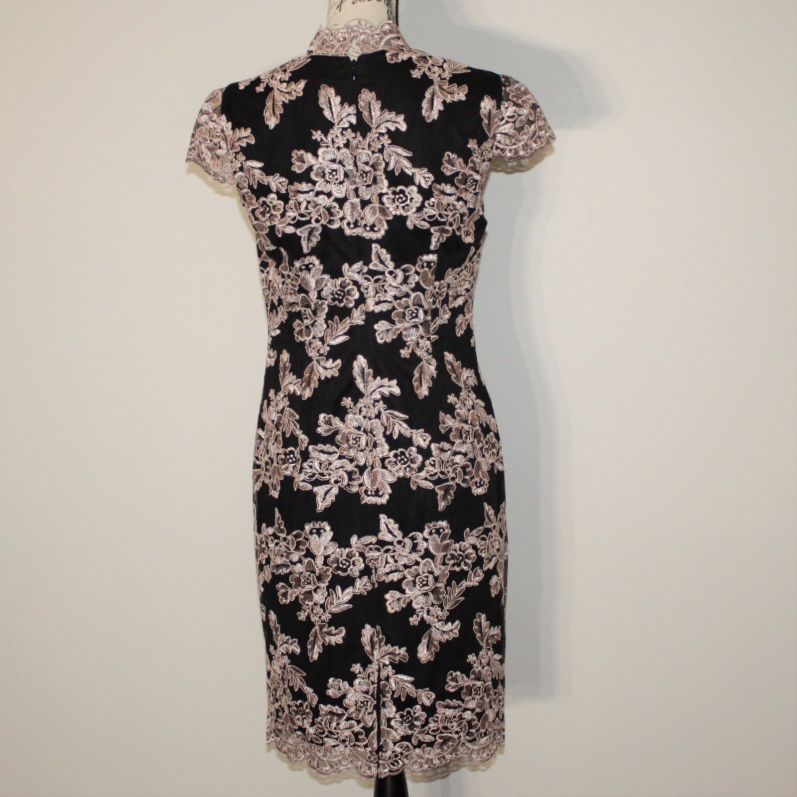 Laundry by Shelli Segal Mock-Neck Lace Sheath Dress in size 10 NWT MSRP $228 Size L / US 10 / IT 46 - 15 Thumbnail