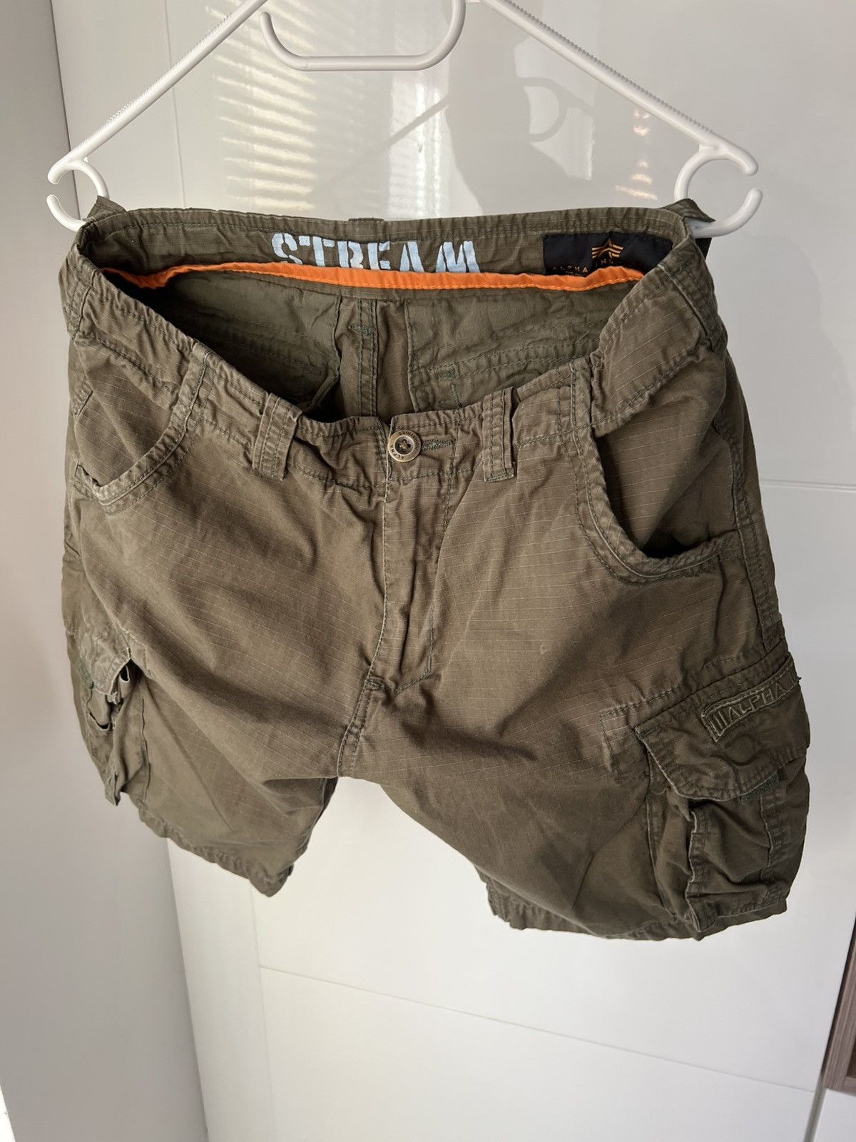 Alpha Industries Alpha Industries Stream Cargo Military Flyer Crew Shorts Size US 33 - 2 Thumbnail